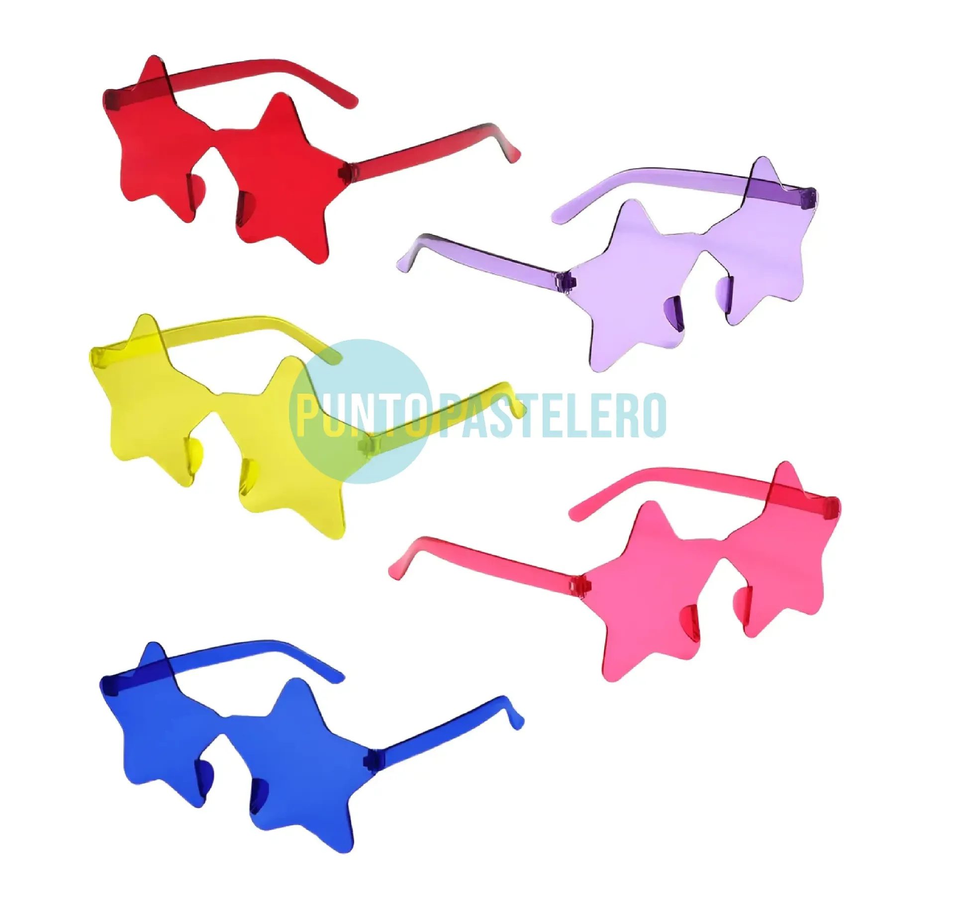 ANTEOJO ACRILICO ESTRELLA (COLORES SURTIDOS)