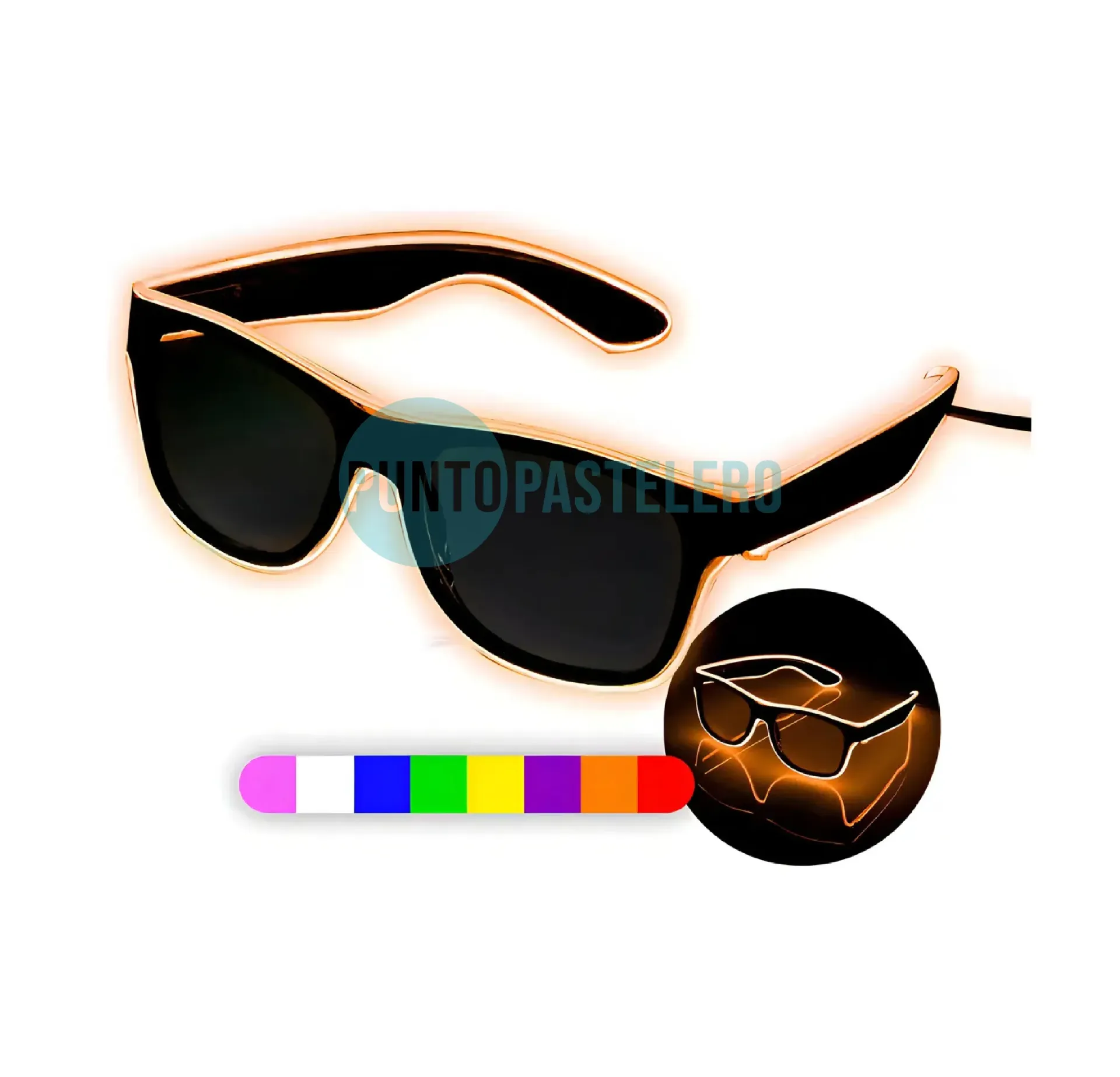 ANTEOJOS HILO LED (PILA AA)