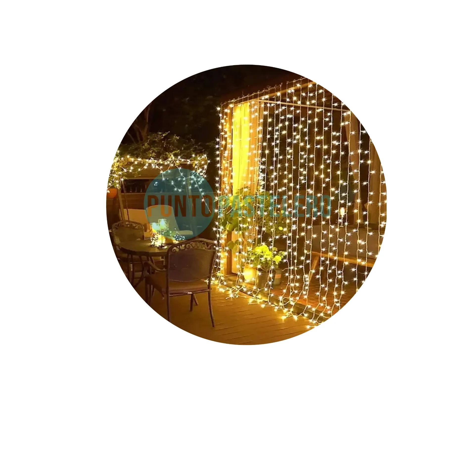 [00121779] CORTINA LED 100 LUCES (280X70CM) CALIDA (220 V) (N0030C)