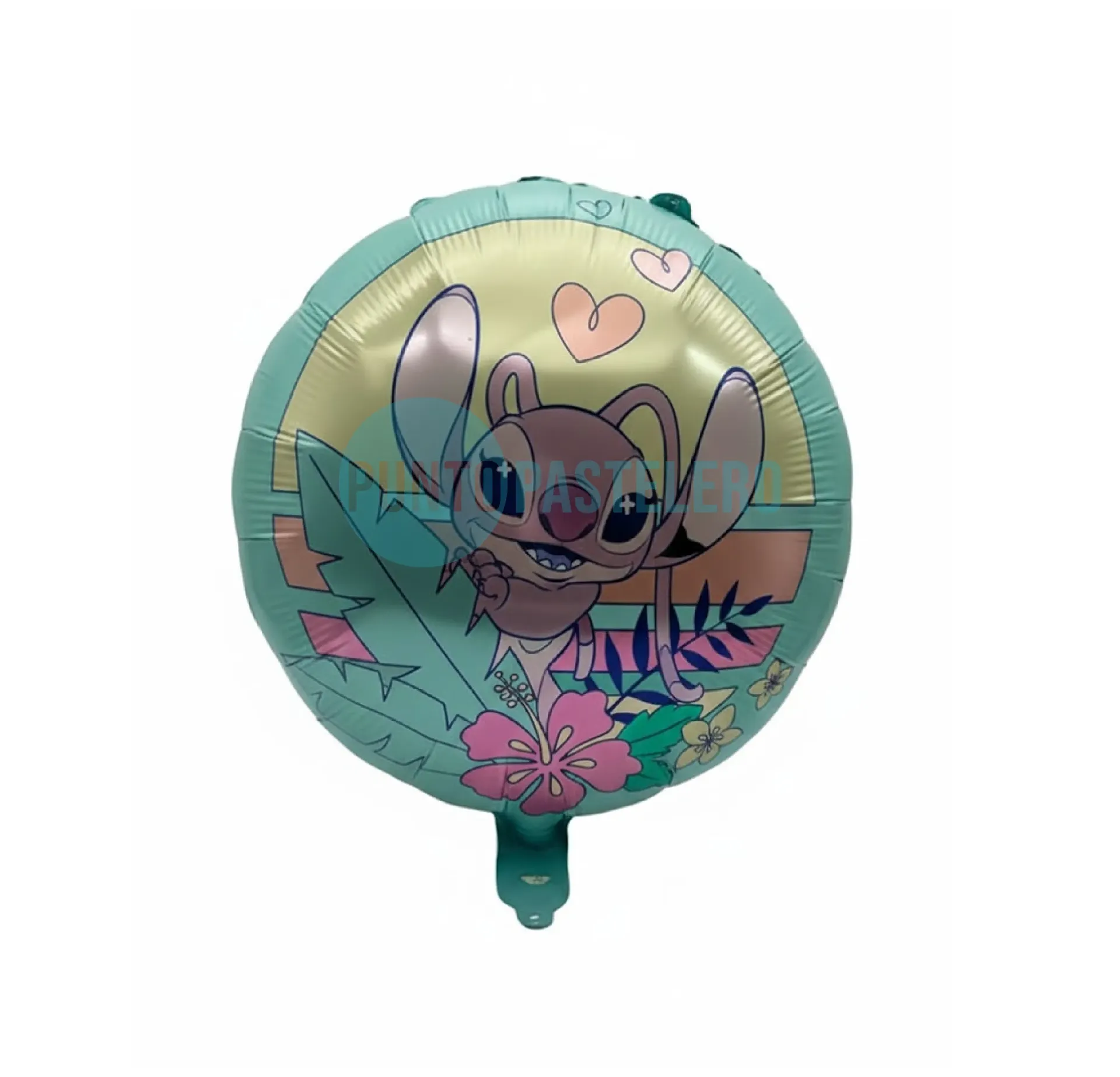 GLOBO METALIZADO REDONDO ANGELA (46 CM) [X6]