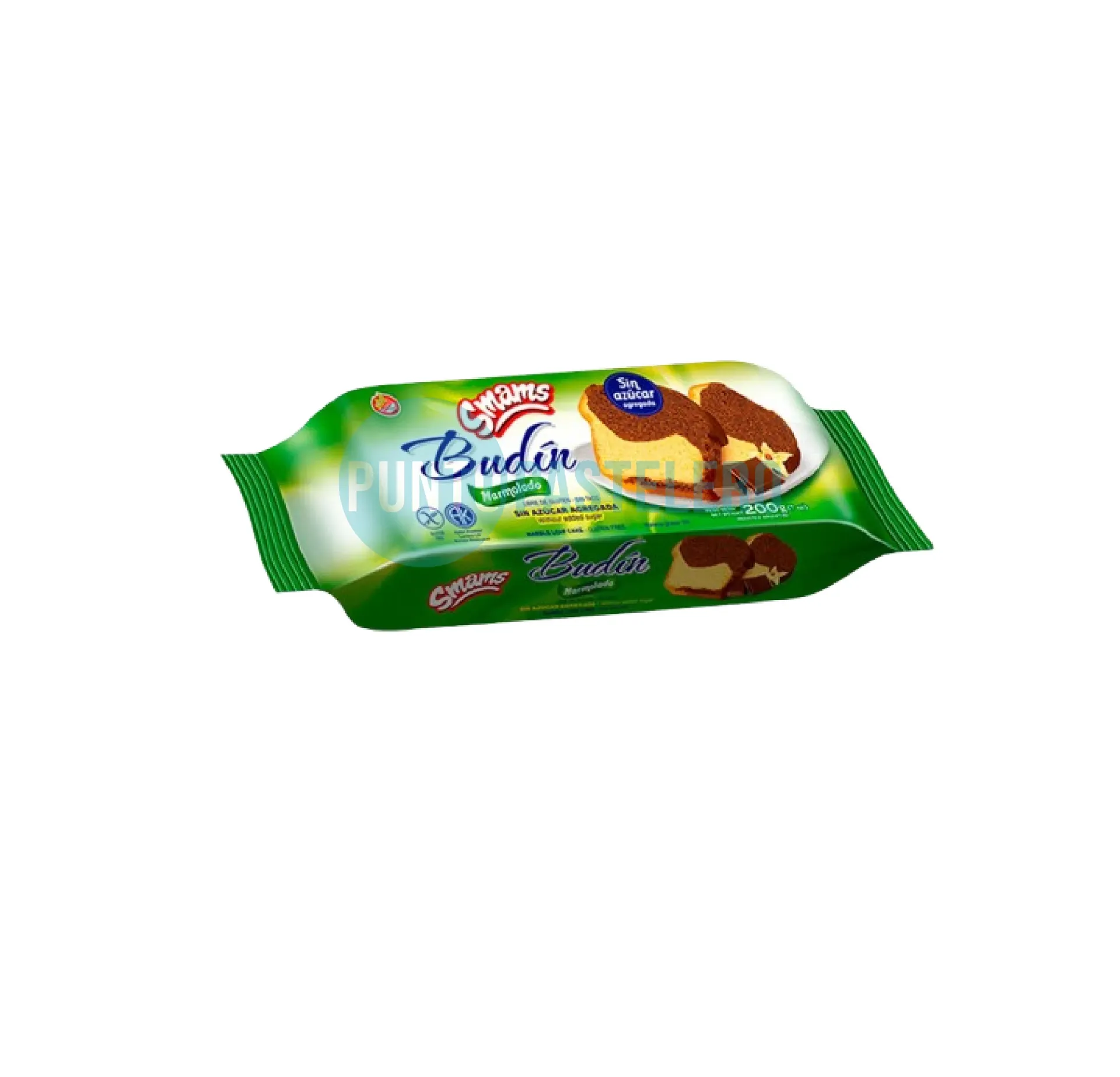 BUDIN MARMOLADO SIN AZUCAR AGREGADO SMAMS (X 200 GR.) (SIN TACC)