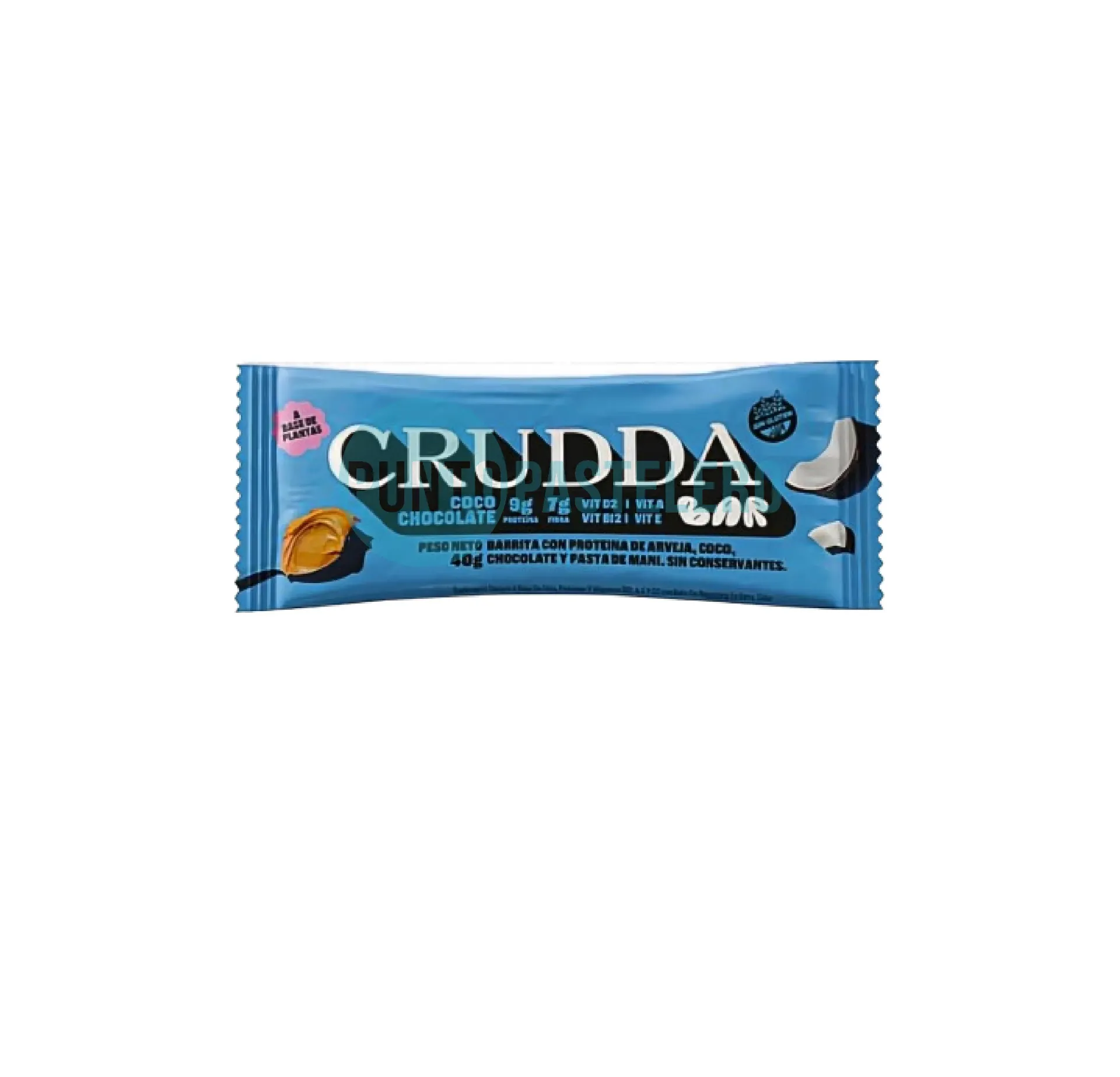 CRUDDA BARRA DE CEREAL COCO CHOCOLATE (X 40 GR.)