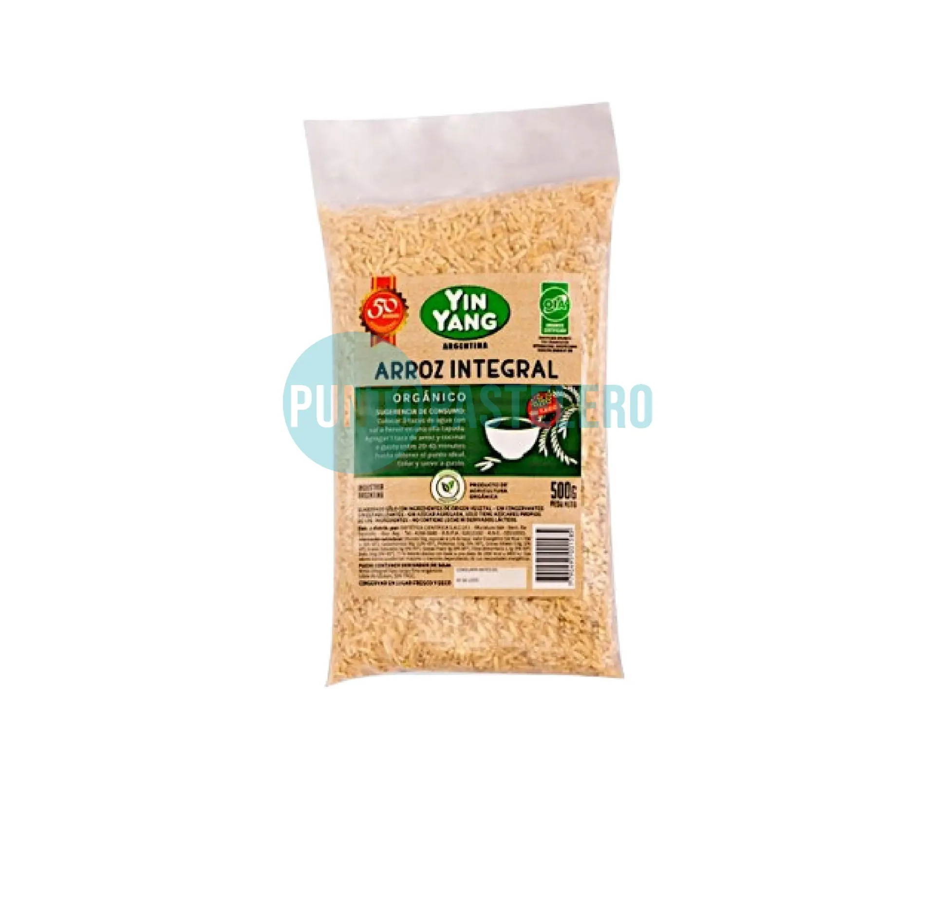 ARROZ INTEGRAL ORGANICO YING YANG (X 500 GR.) (SIN TACC)