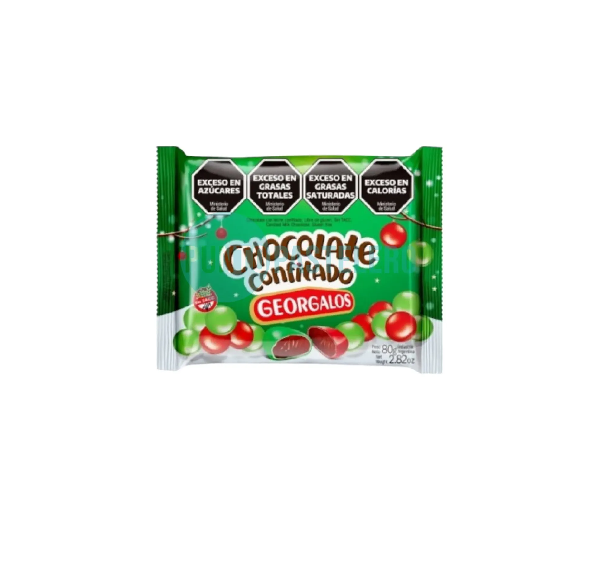 [7790380037903] CONFITES DE CHOCOLATE GEORGALOS (X 120 GR.) (SIN TACC)