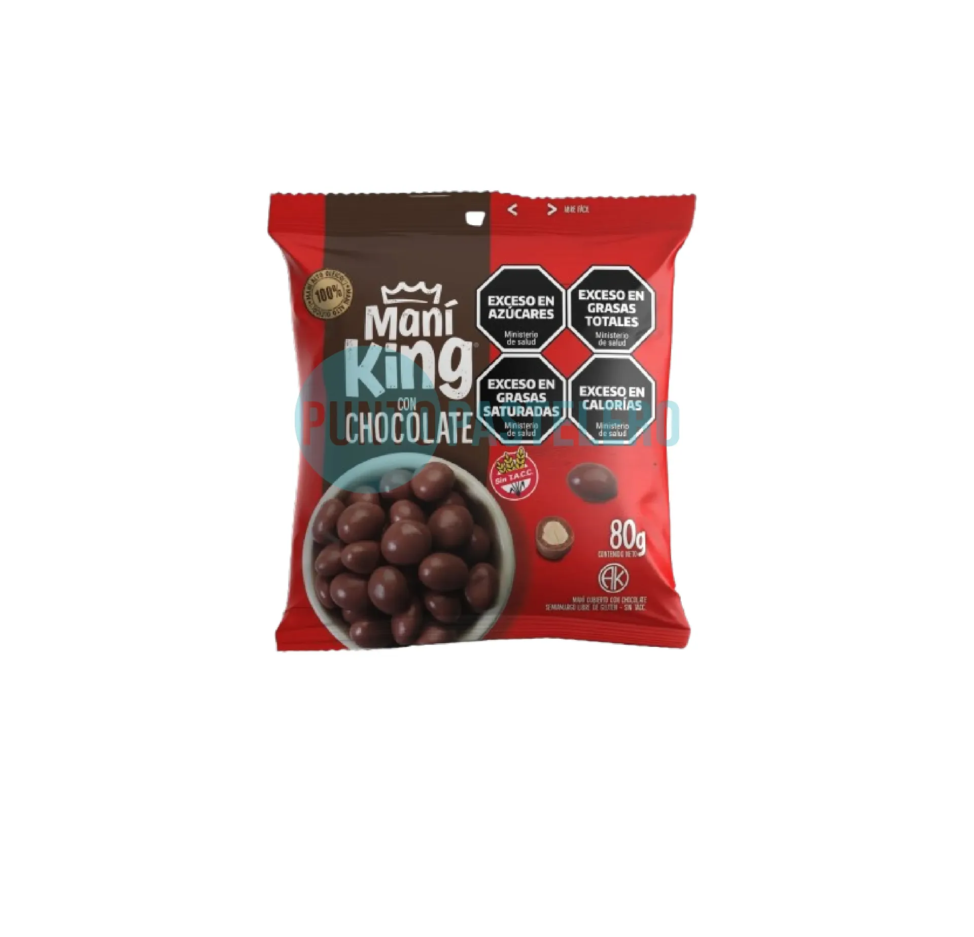 MANI CON CHOCOLATE MANI KING (X 80 GR.) (SIN TACC)