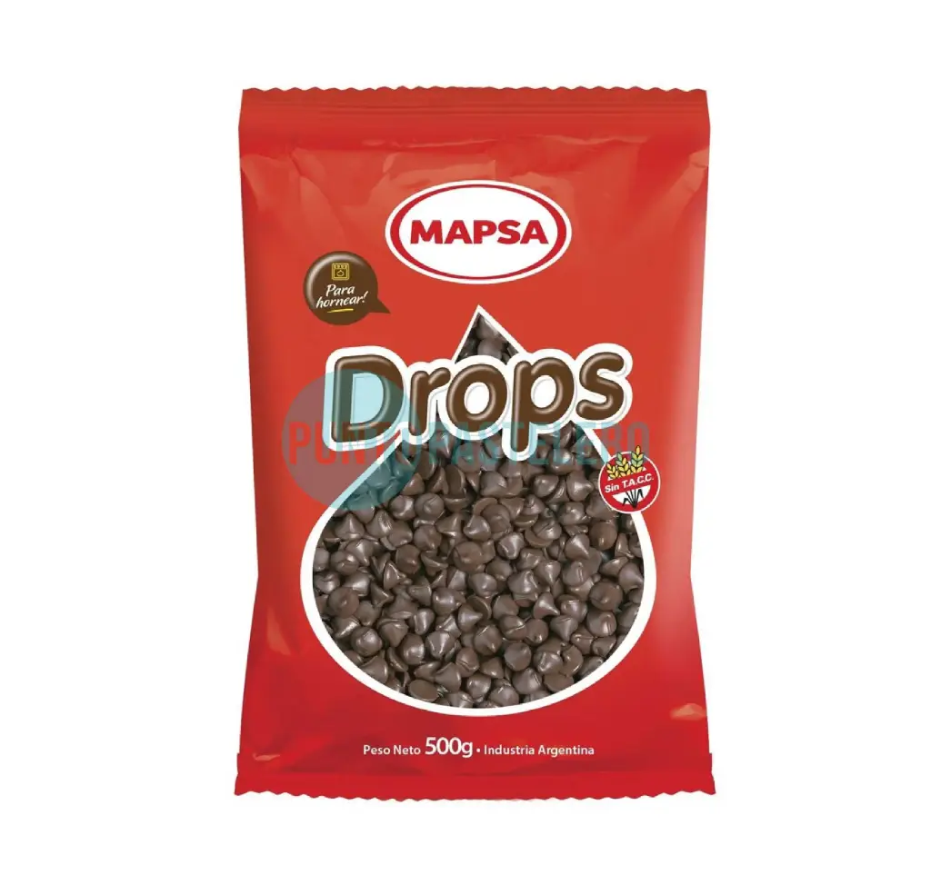 DROPS MAPSA CHIPS SEMI AMARGO (X 500 GR.) (SIN TACC)