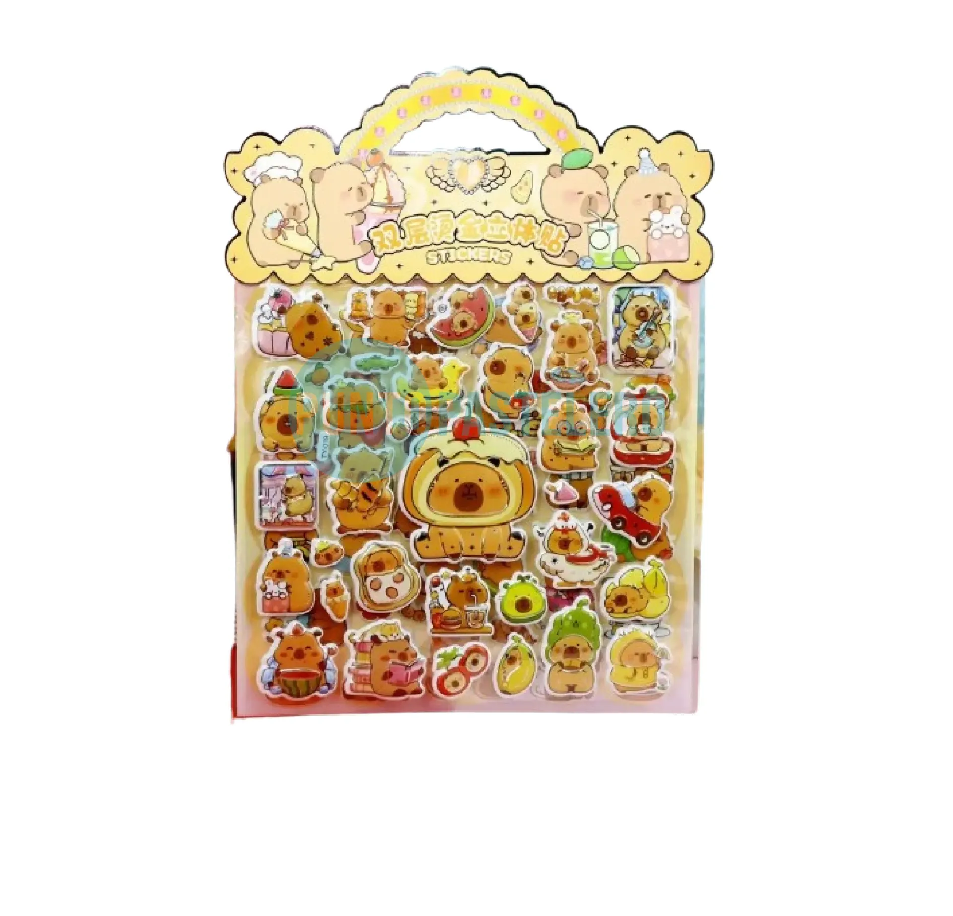 STICKERS CAPIBARA 3D (HAS02-2023)