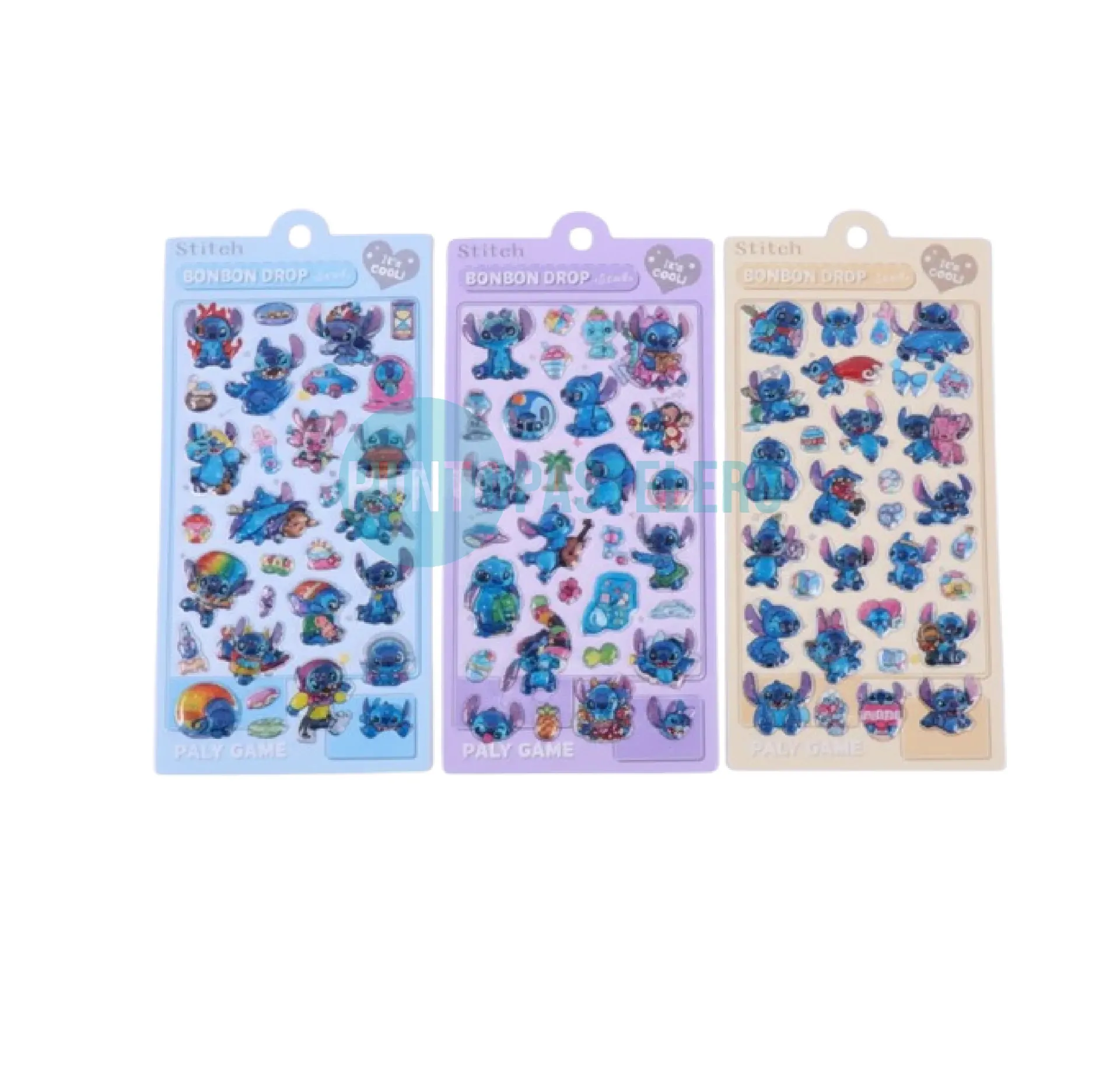 STICKERS STITCH 3D (22A7) (BONBON DROP)