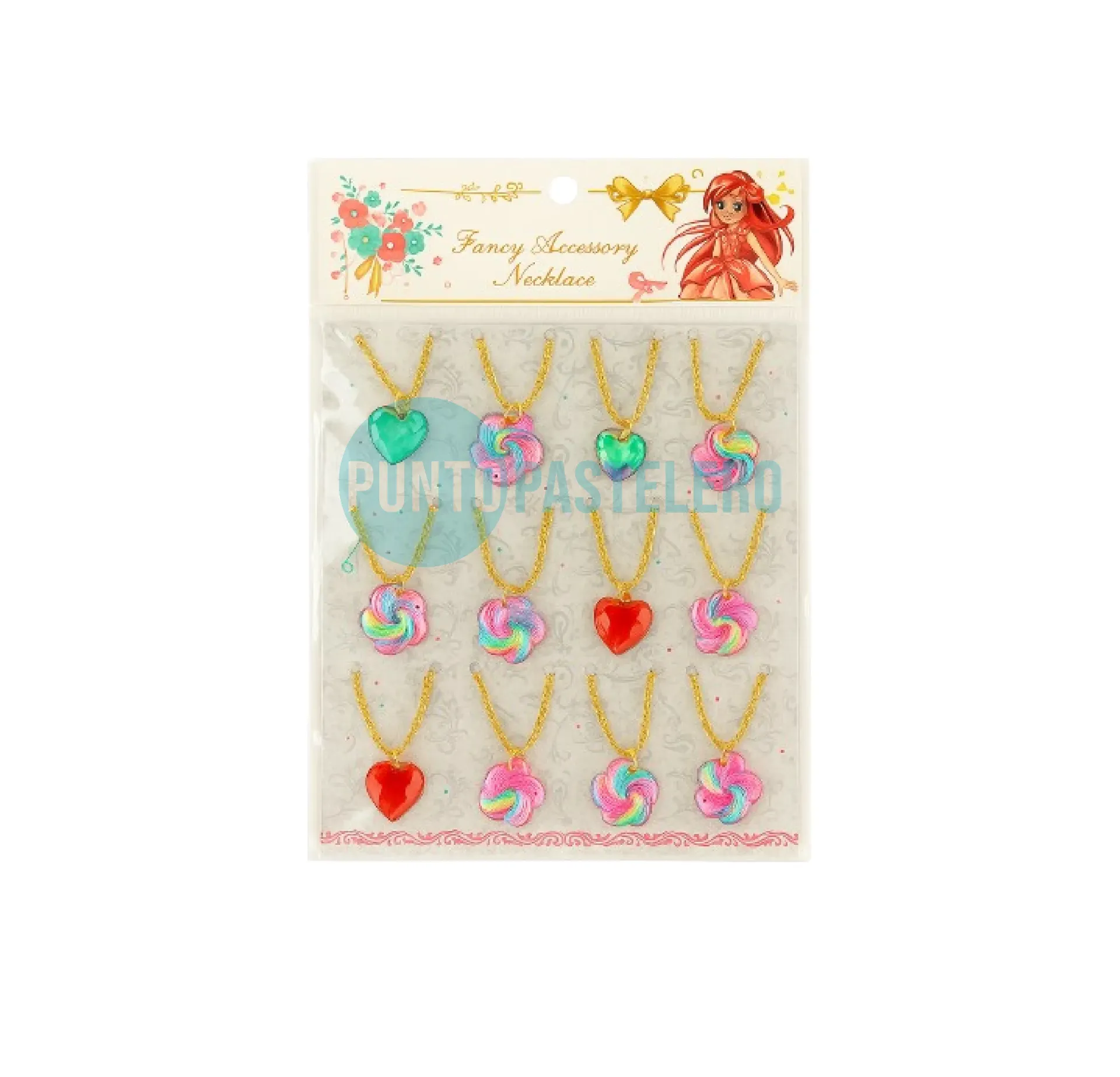 [2025600000906] BLISTER COLLAR CORAZON FLOR METAL (X 20 U.)