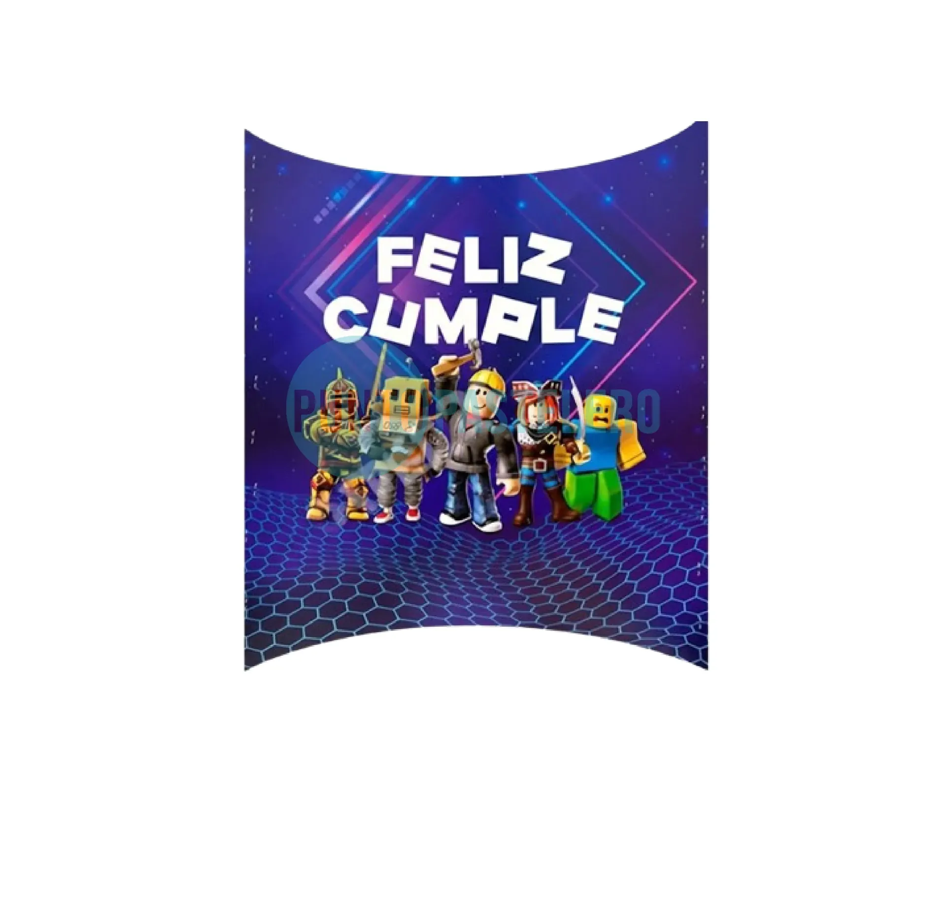 PIÑATA DE CARTON ROBLOX