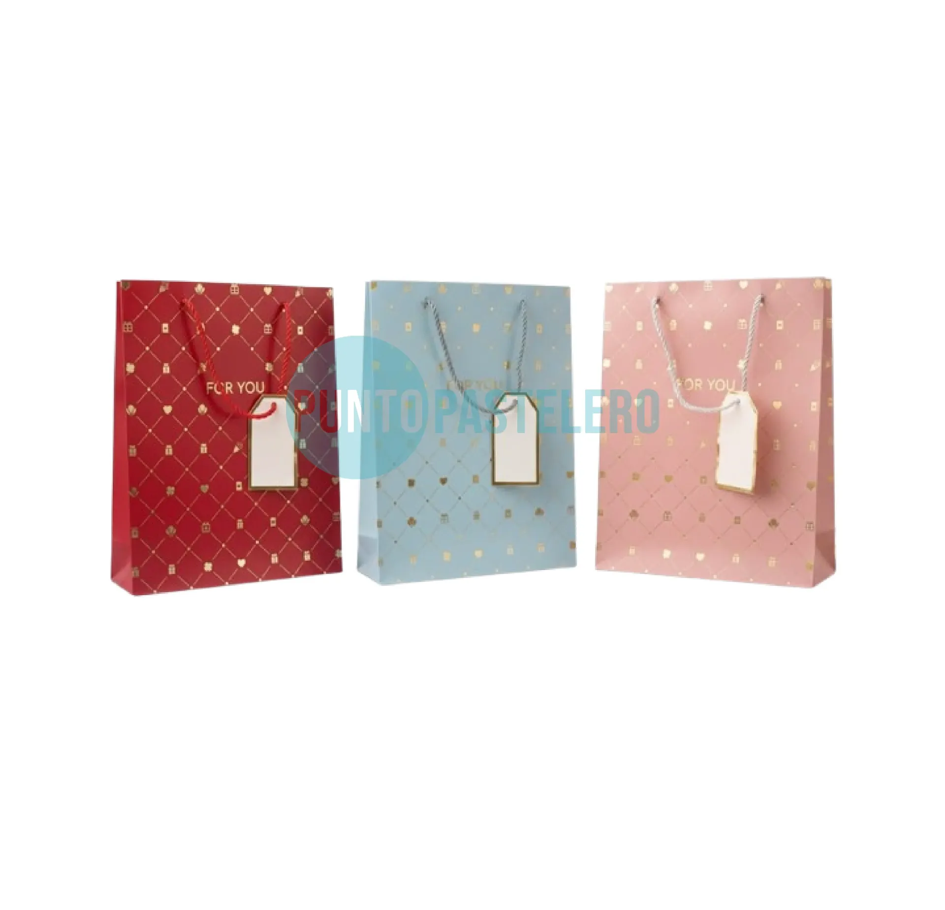 [6956702537938] BOLSA NAVIDEÑA STAMPING FOR YOU CON TARJETA