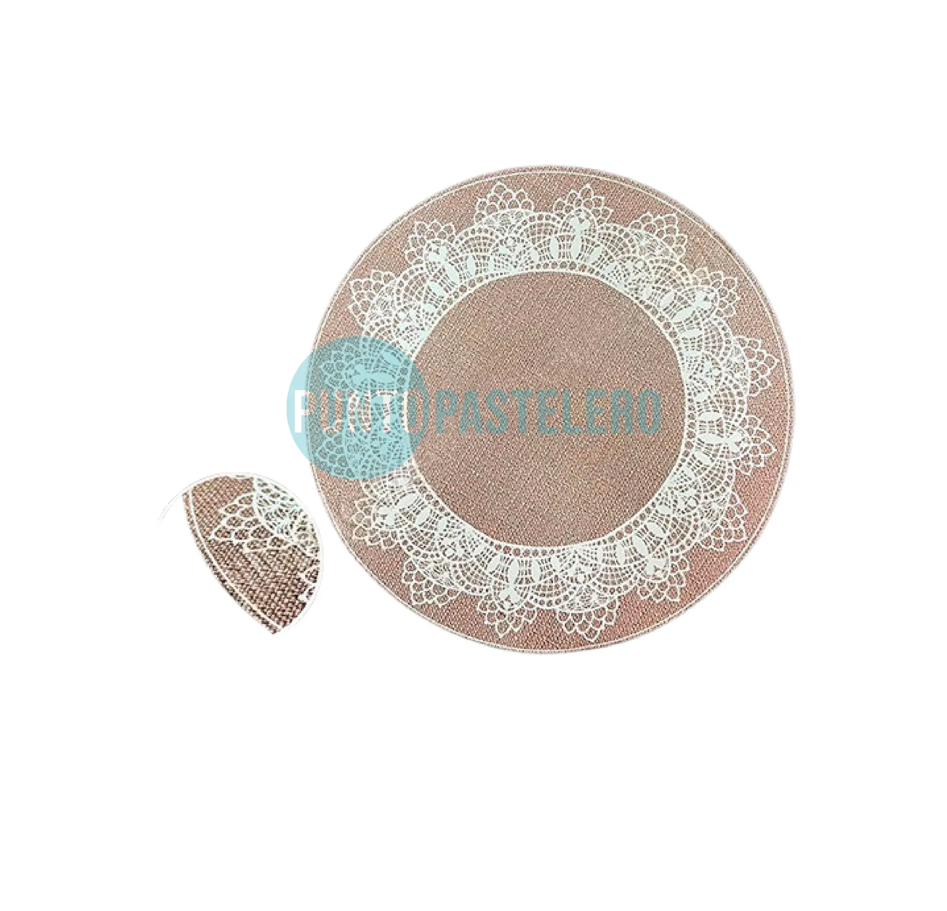 [000000058221] PLATOS DE SITIO ARPILLERA Y ENCAJE (X 20 U.)