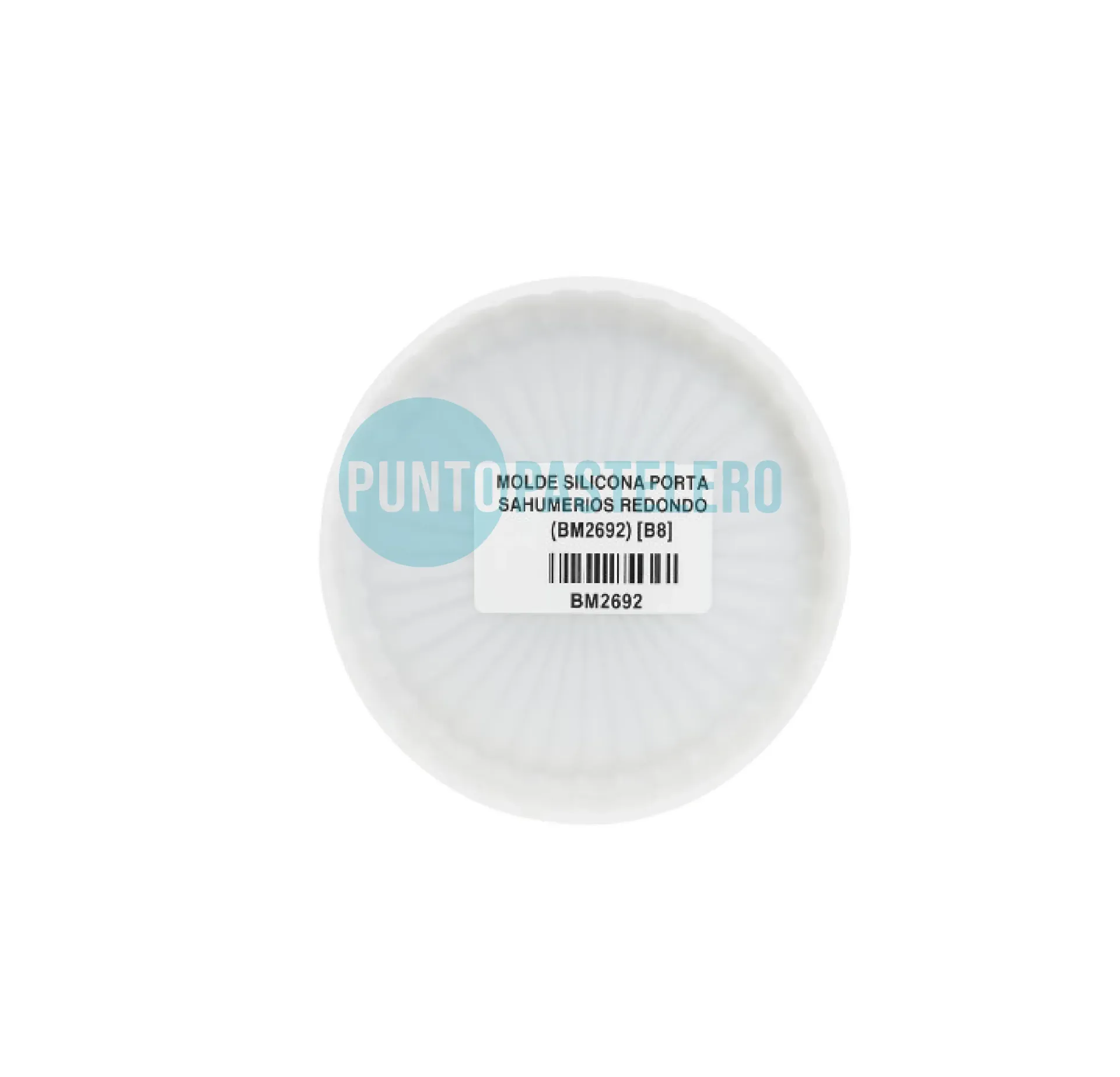 MOLDE SILICONA PORTA SAHUMERIOS REDONDO (BM2692) [B8]