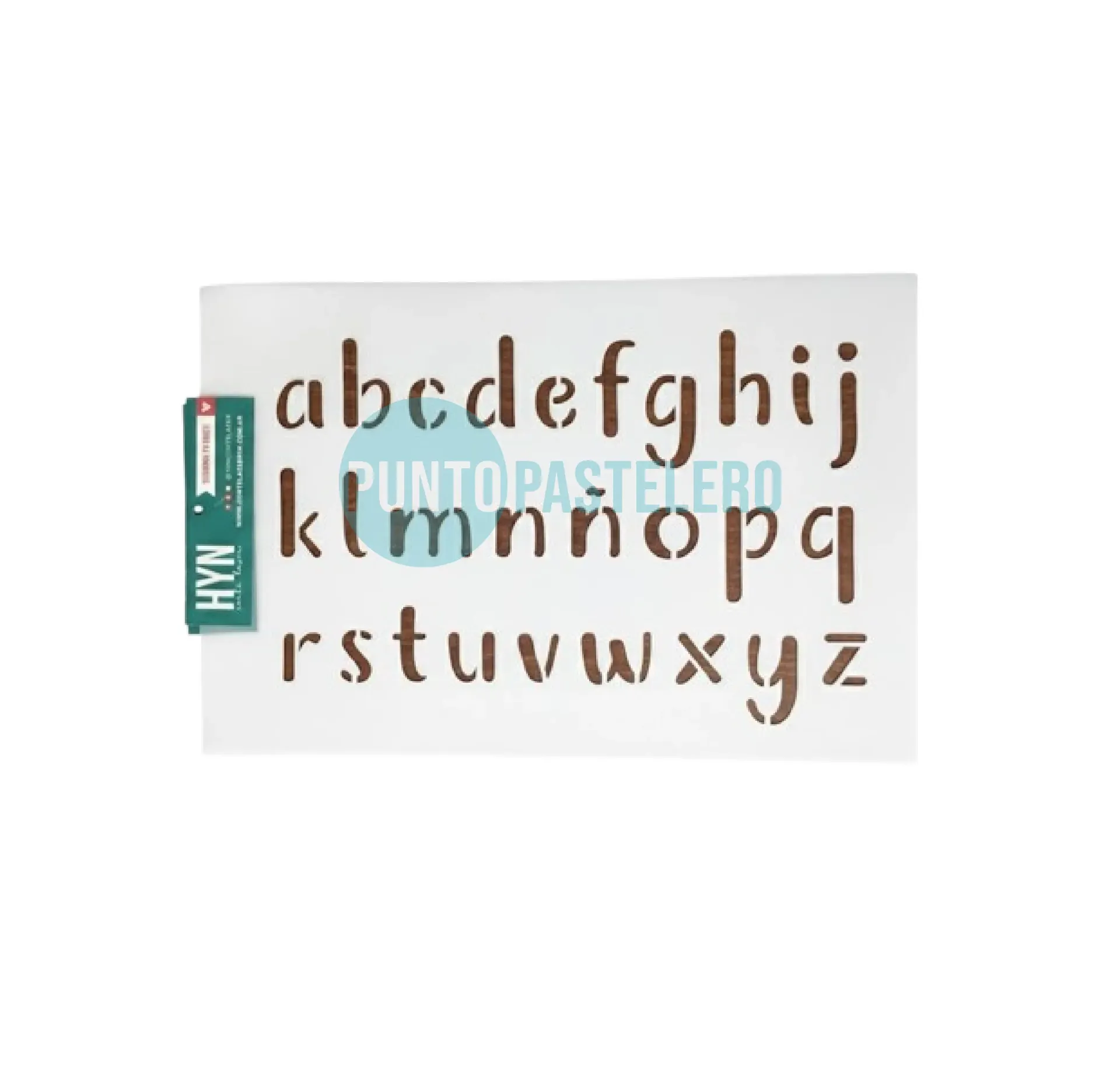 STENCIL ABECEDARIO MINUSCULA (20X30 CM) ABC 004