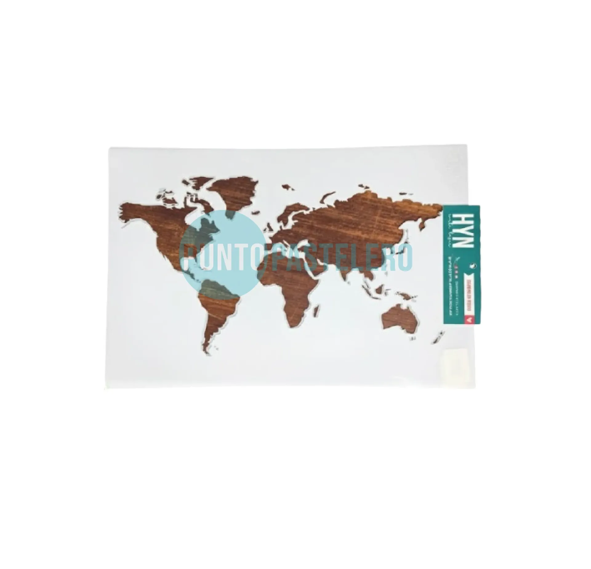 STENCIL MUNDO (20X30 CM) STB 080