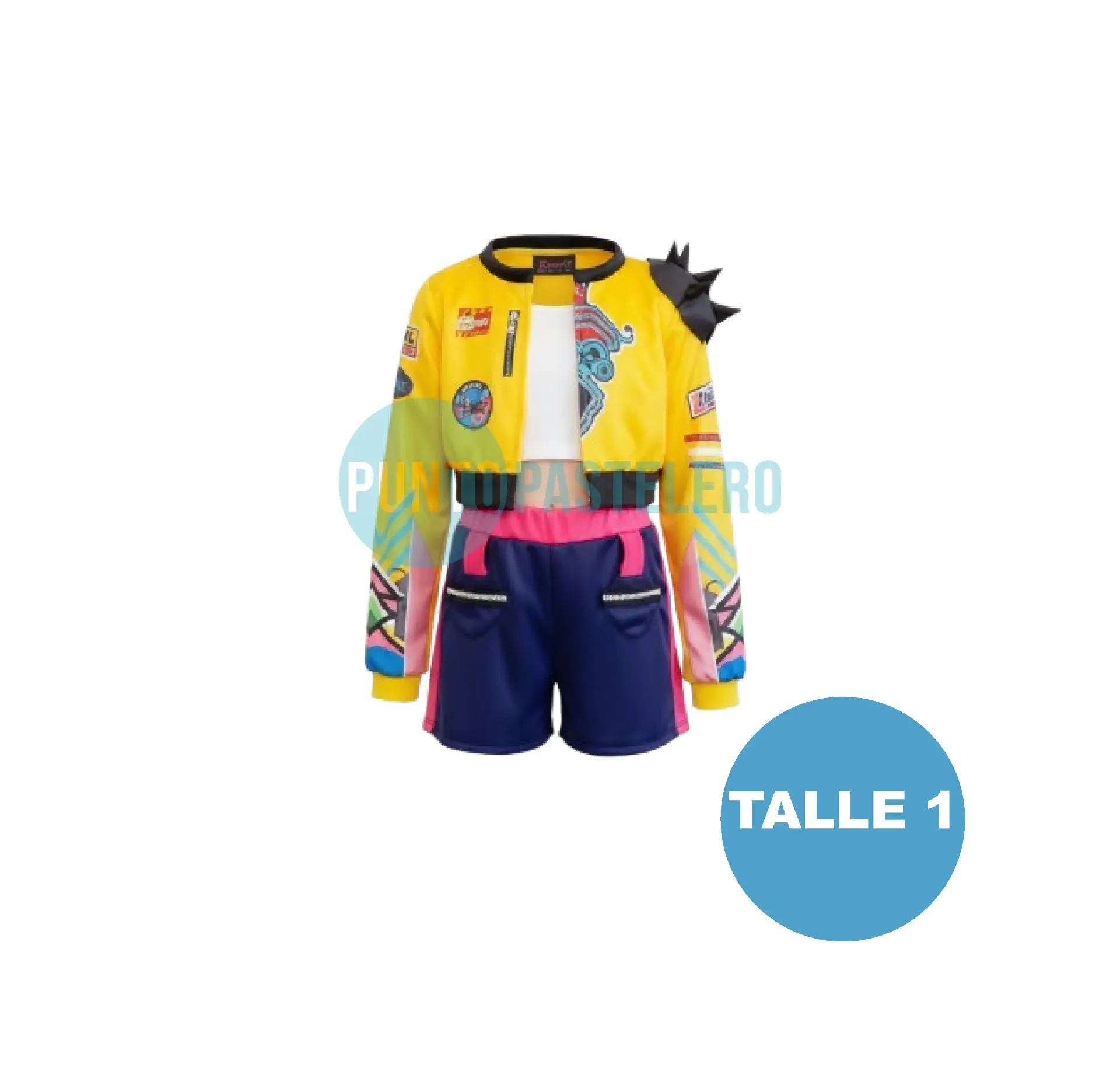 DISFRAZ GUERRERAS K-POP RUMY SHORT (TALLE 1)