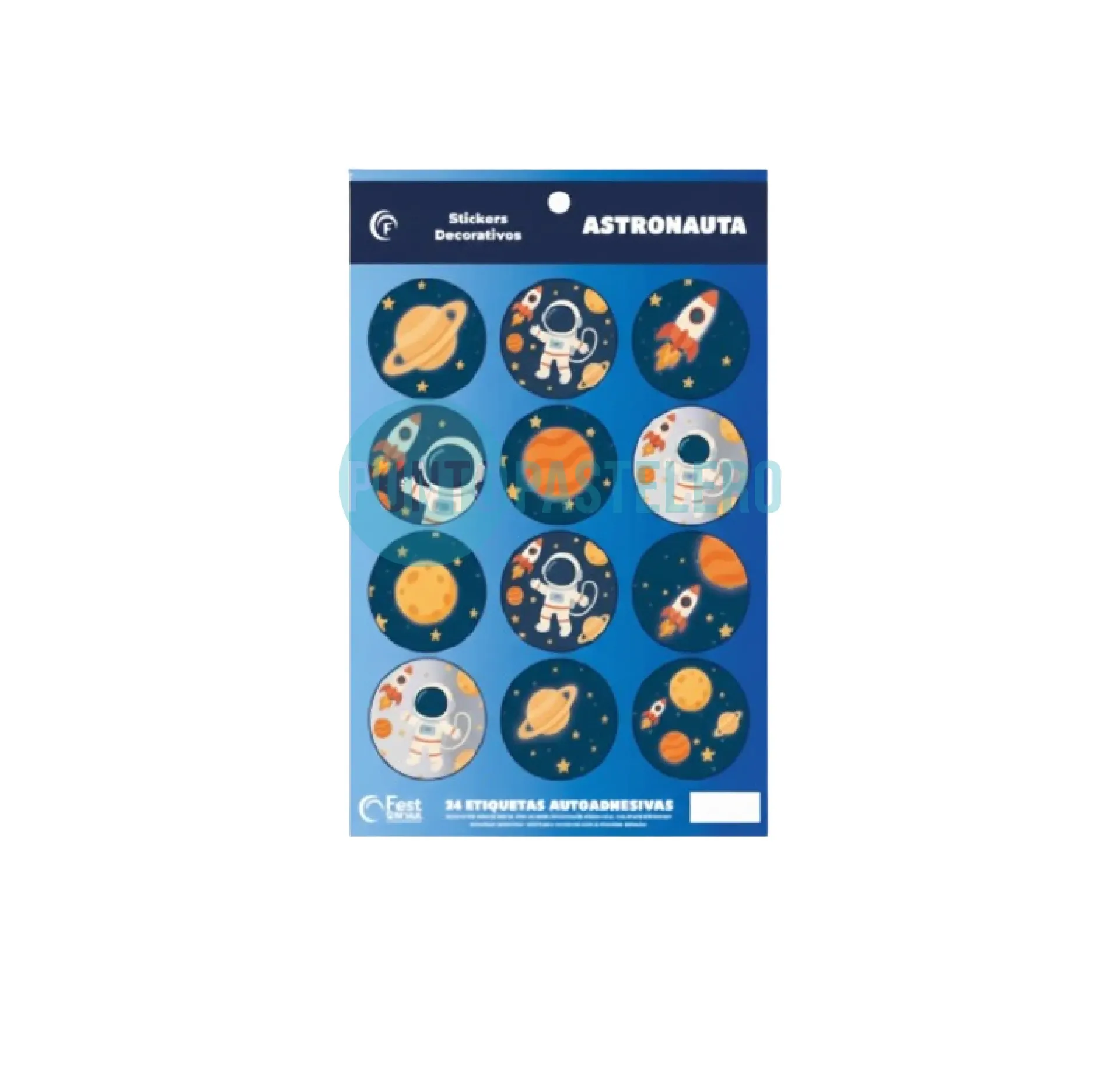 STICKERS ASTRONAUTA (24 U.)