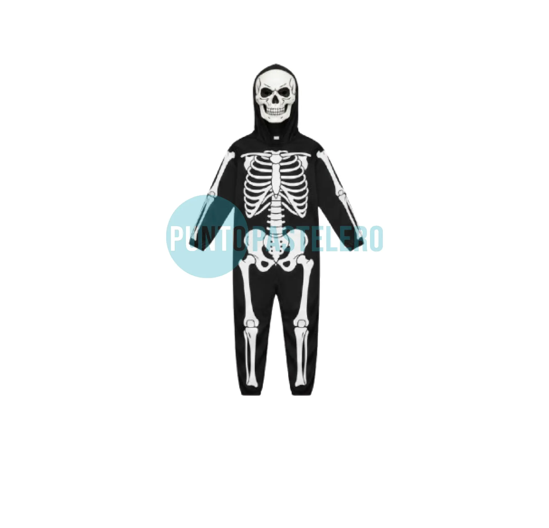 DISFRAZ ESQUELETO NIÑO (TALLE 1)