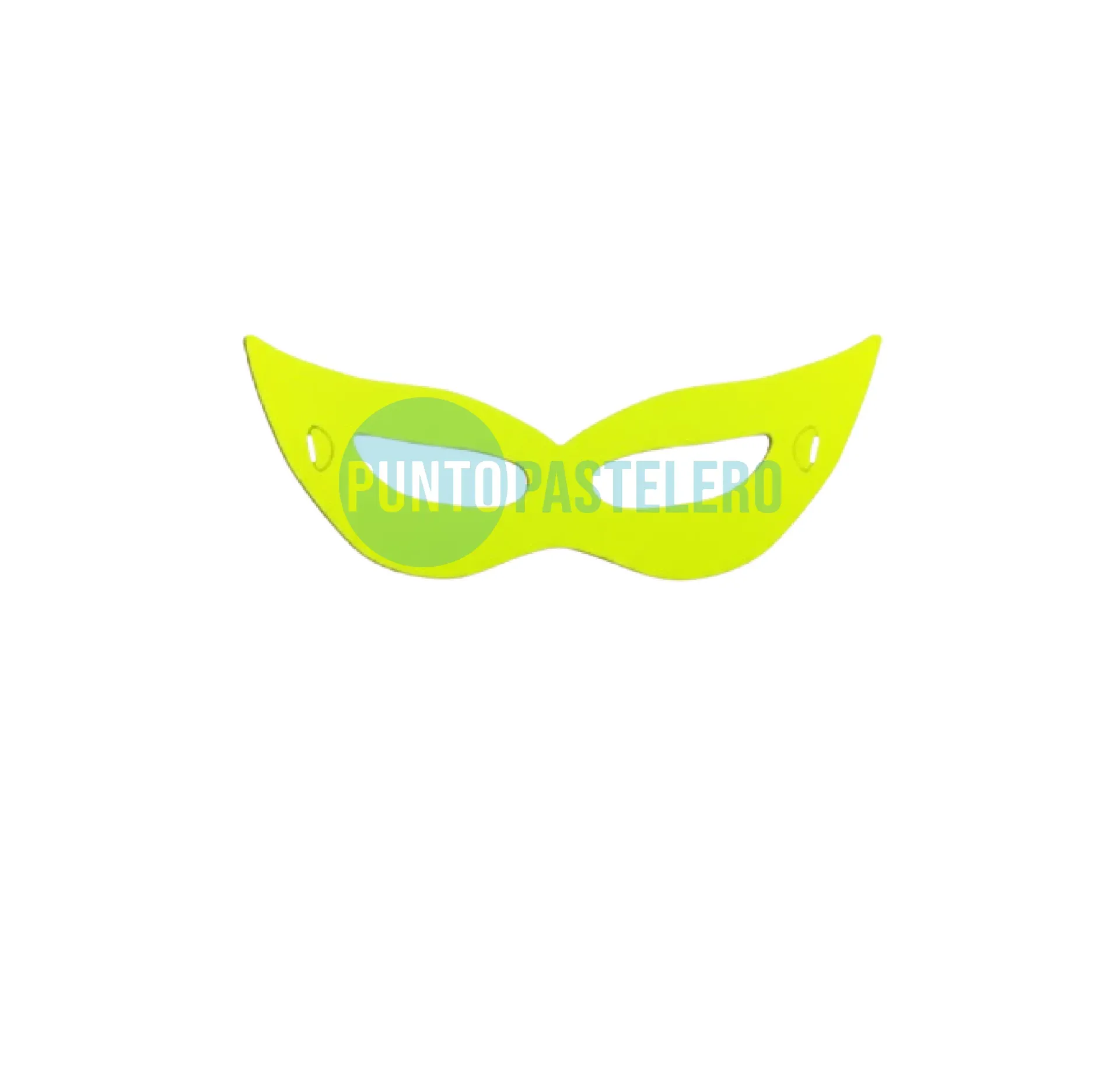 ANTIFAZ CARTON PLASTIFICADO FLUO AMARILLO (X 10 U.)