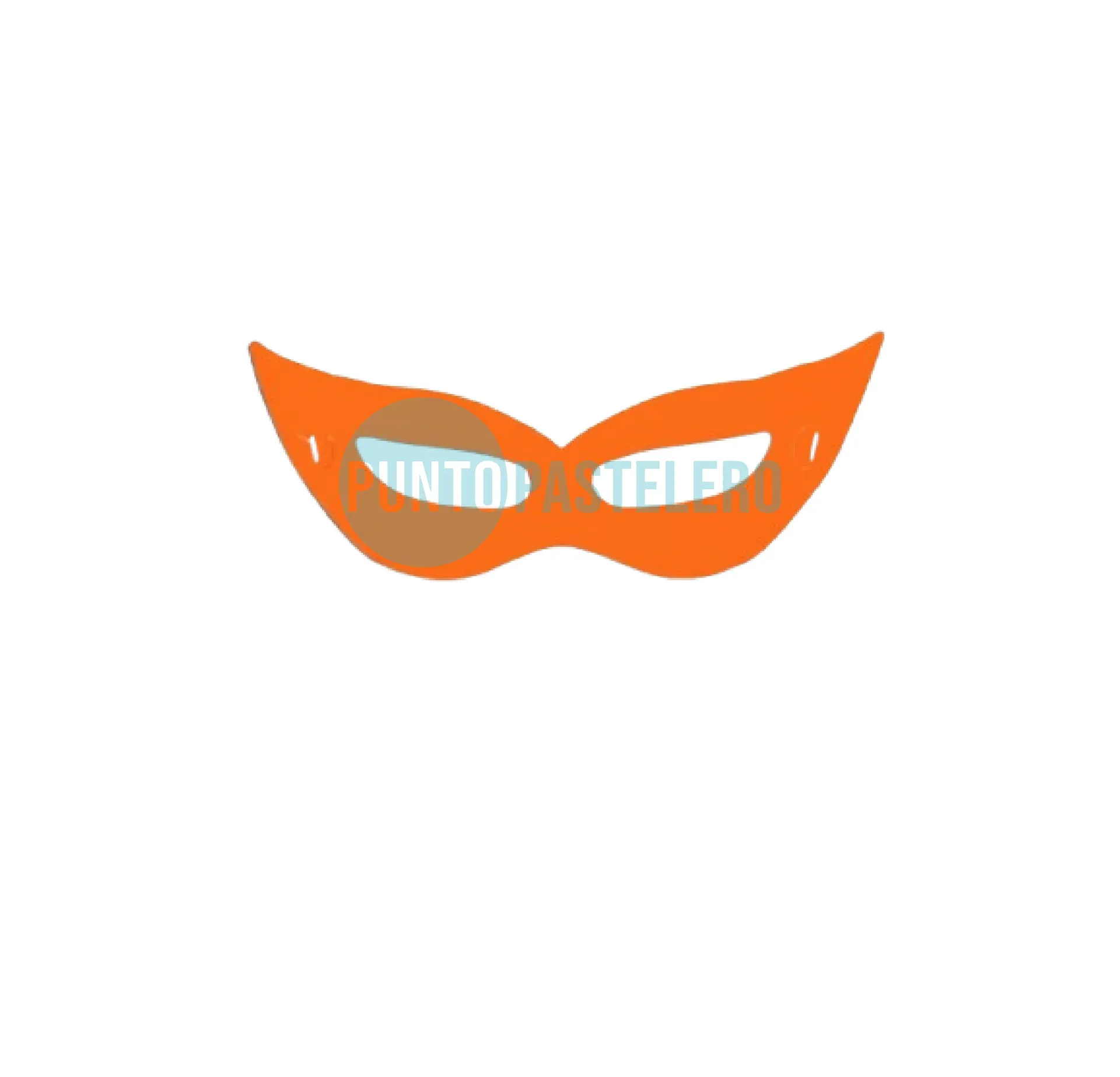 [6929241904141] ANTIFAZ CARTON PLASTIFICADO FLUO NARANJA (X 10 U.)