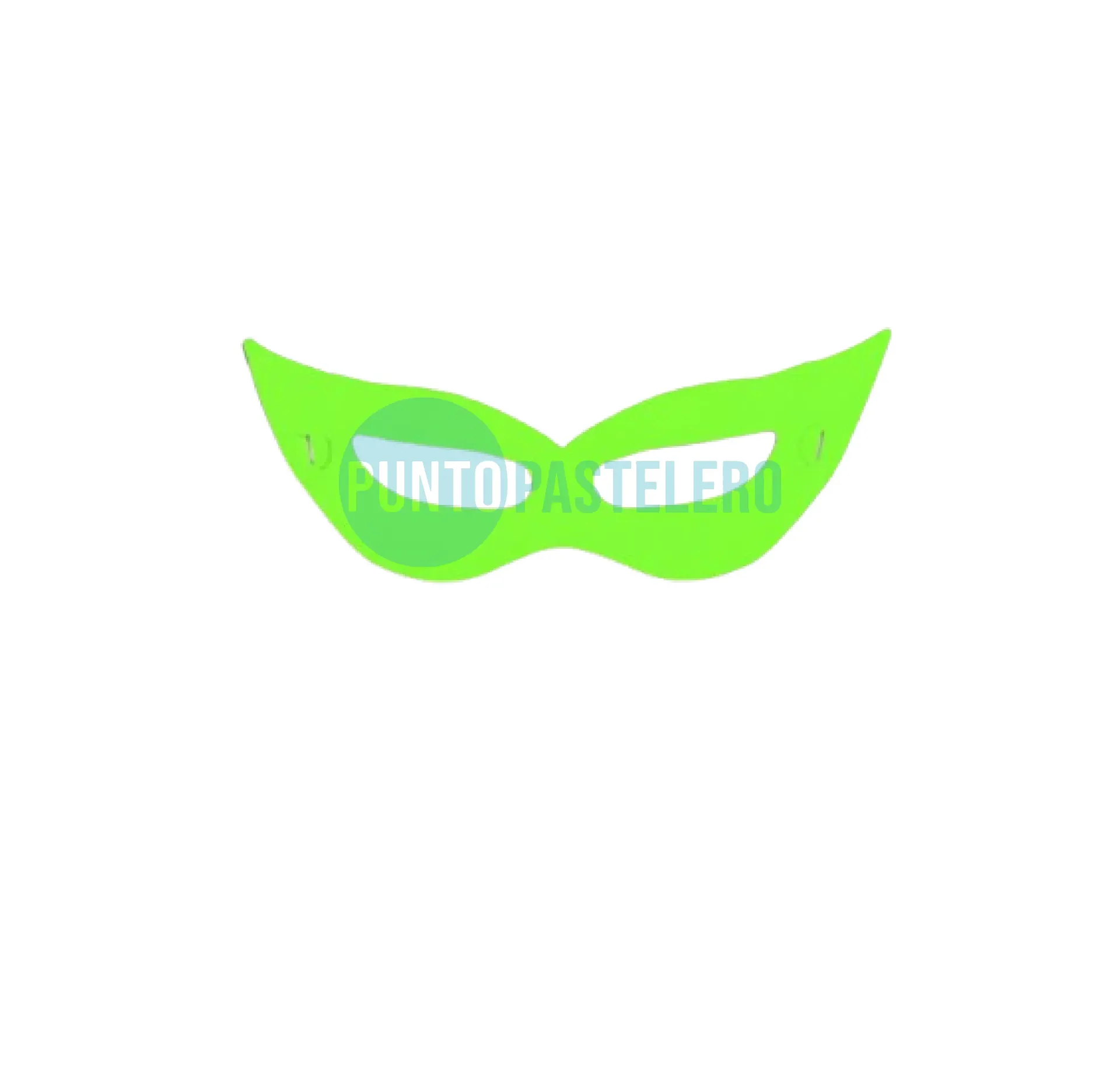 [6929241904134] ANTIFAZ CARTON PLASTIFICADO FLUO VERDE (X 10 U.)