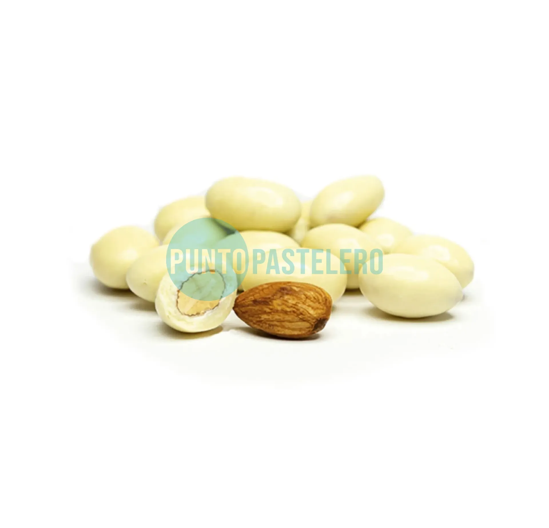[ALBKG] ALMENDRAS BAÑADAS CHOCOLART CHOCOLATE BLANCO (X KG.)