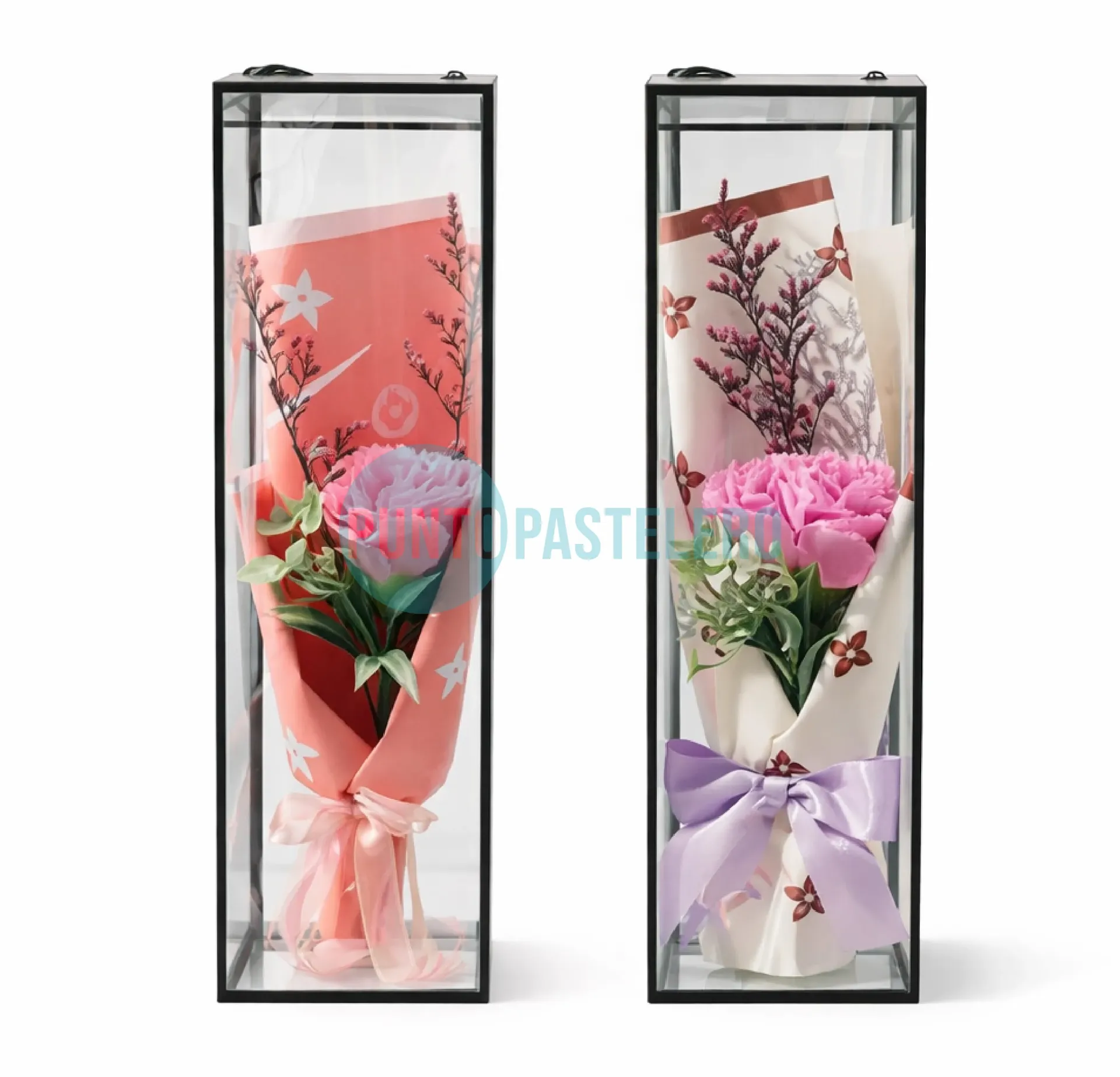 CLAVEL CON CAJA EXHIBIDORA (35X8X8CM) (COLORES SURTIDOS) (LC-123) 