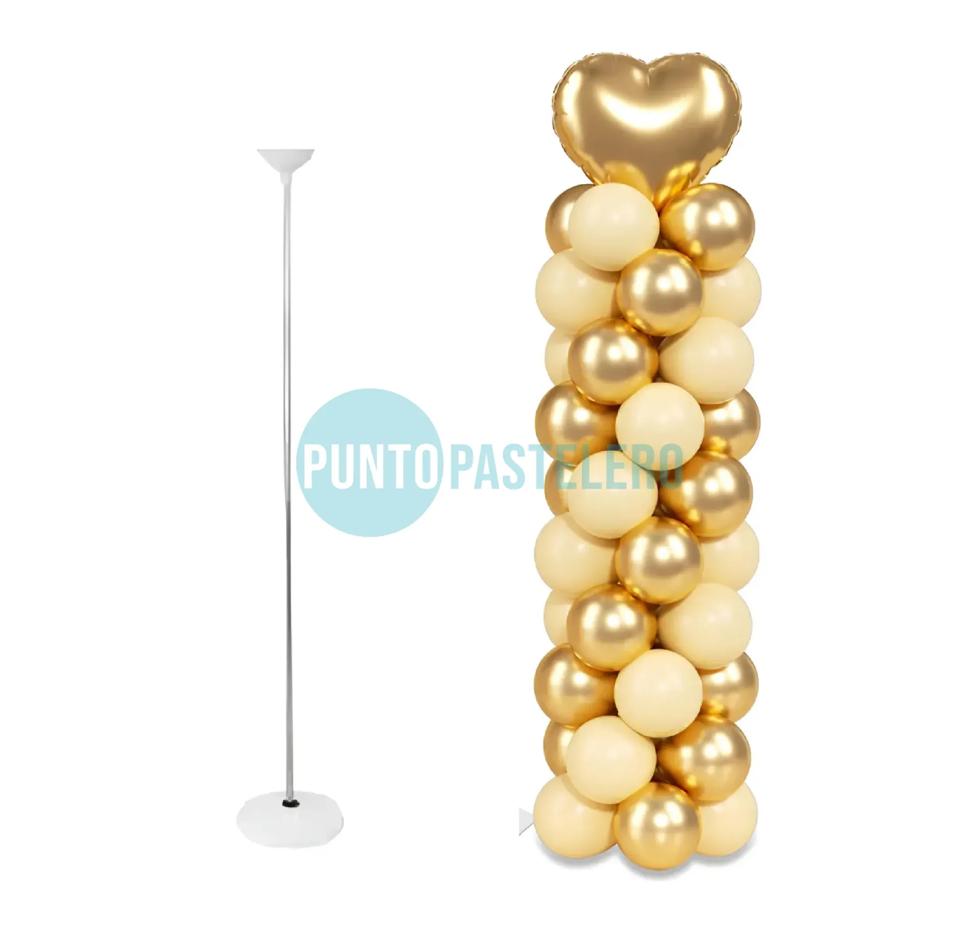 [6902025163880] BASE COLUMNA PARA GLOBO CON TUBO EXTENSIBLE (2 MT.)