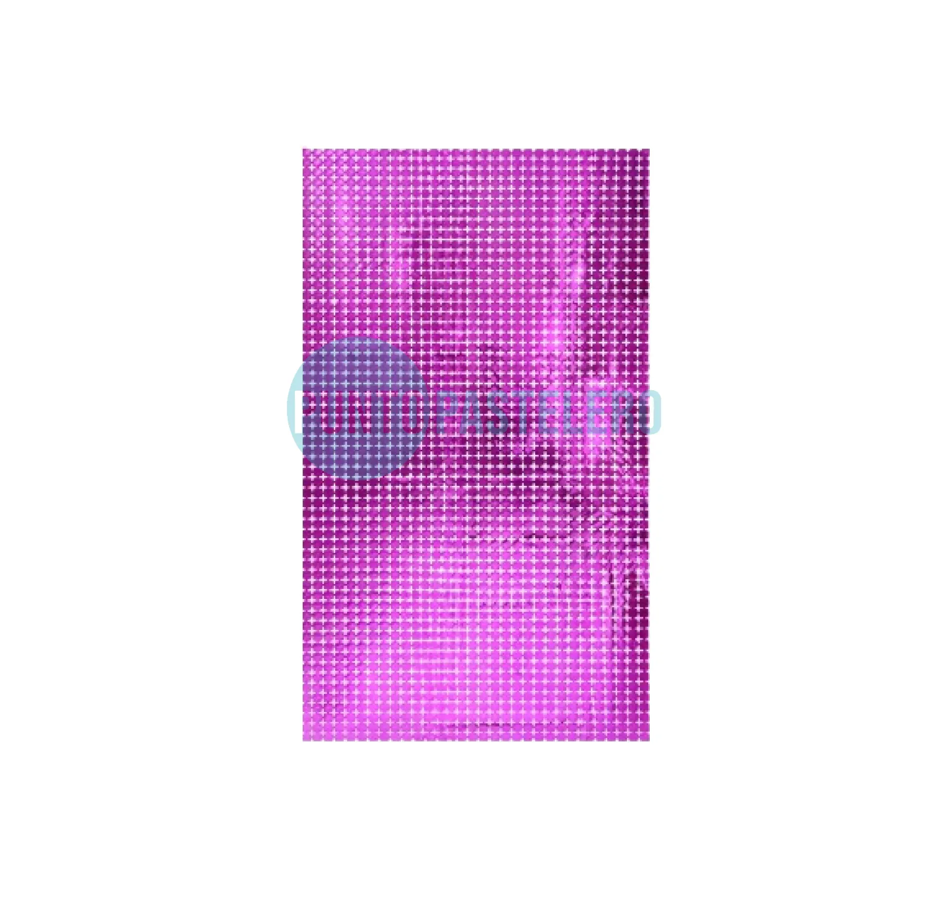 CORTINA METALIZADA BRICK WALL GRANDE ROSA (1 X 2 MT.)