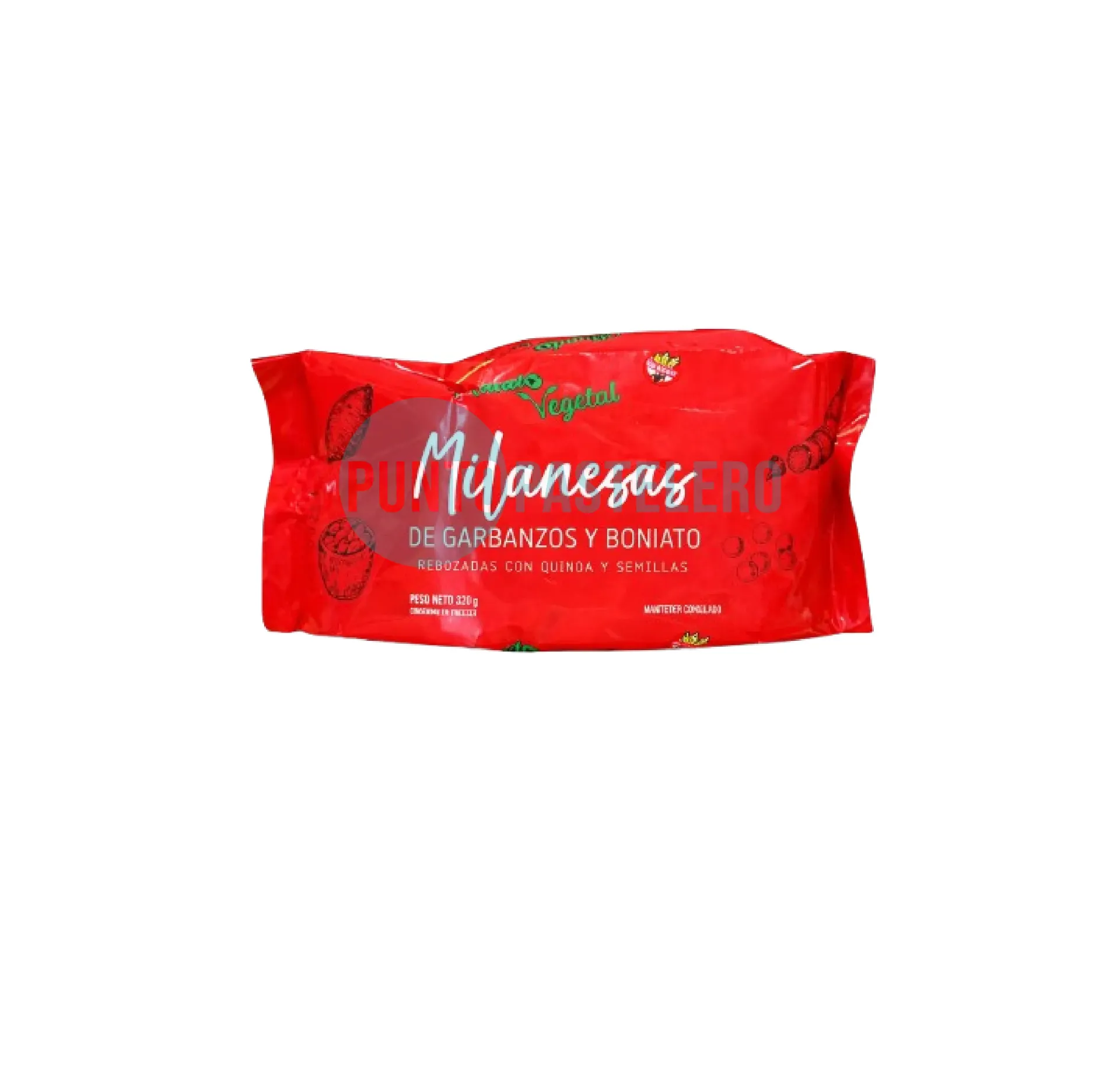 MILANESAS DE GARBANZOS Y BONIATO MUNDO VEGETAL (X 400 GR.) (SIN TACC)