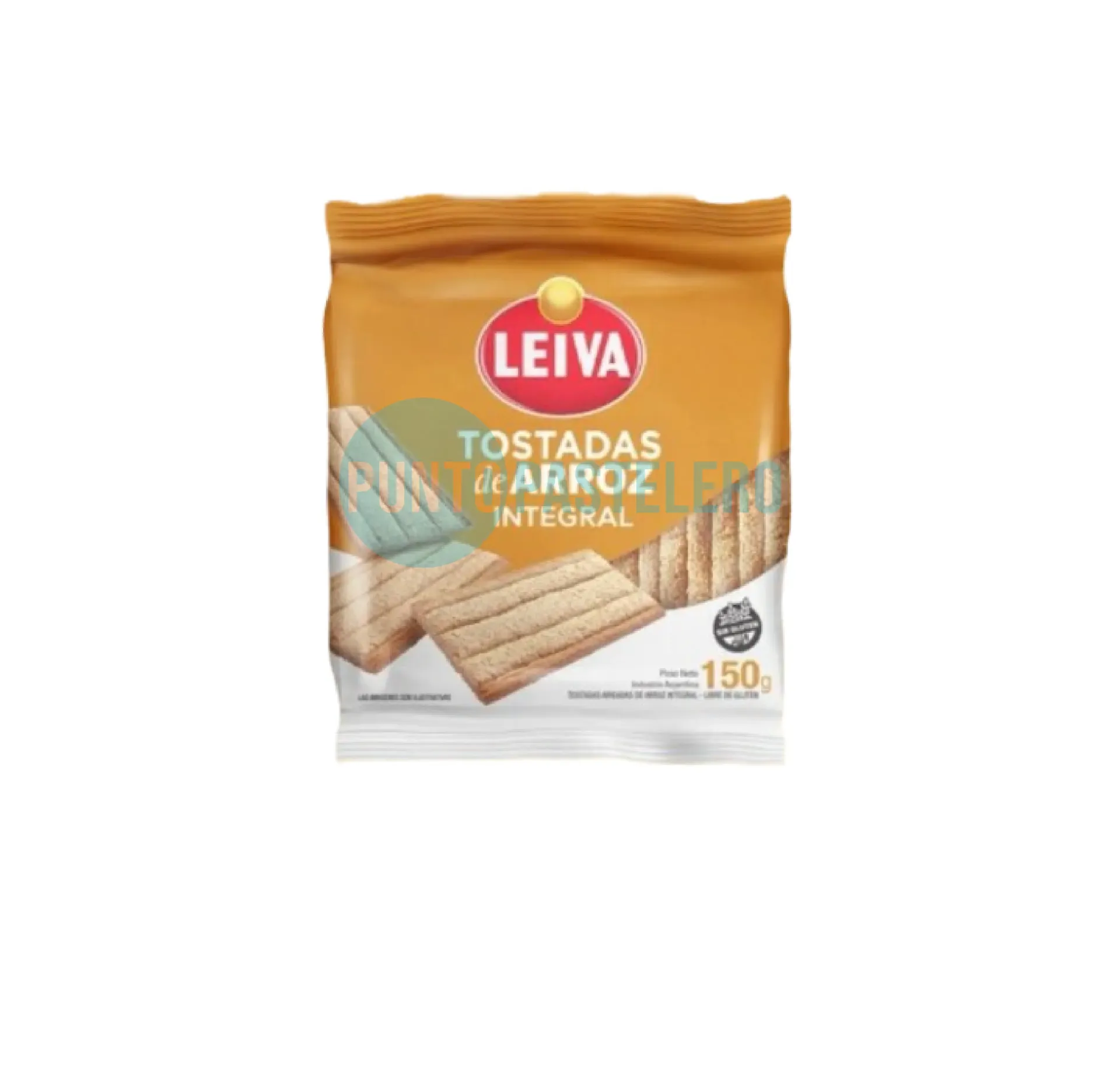 TOSTADAS DE ARROZ INTEGRAL LEIVA (X 150 GR.) (SIN TACC)