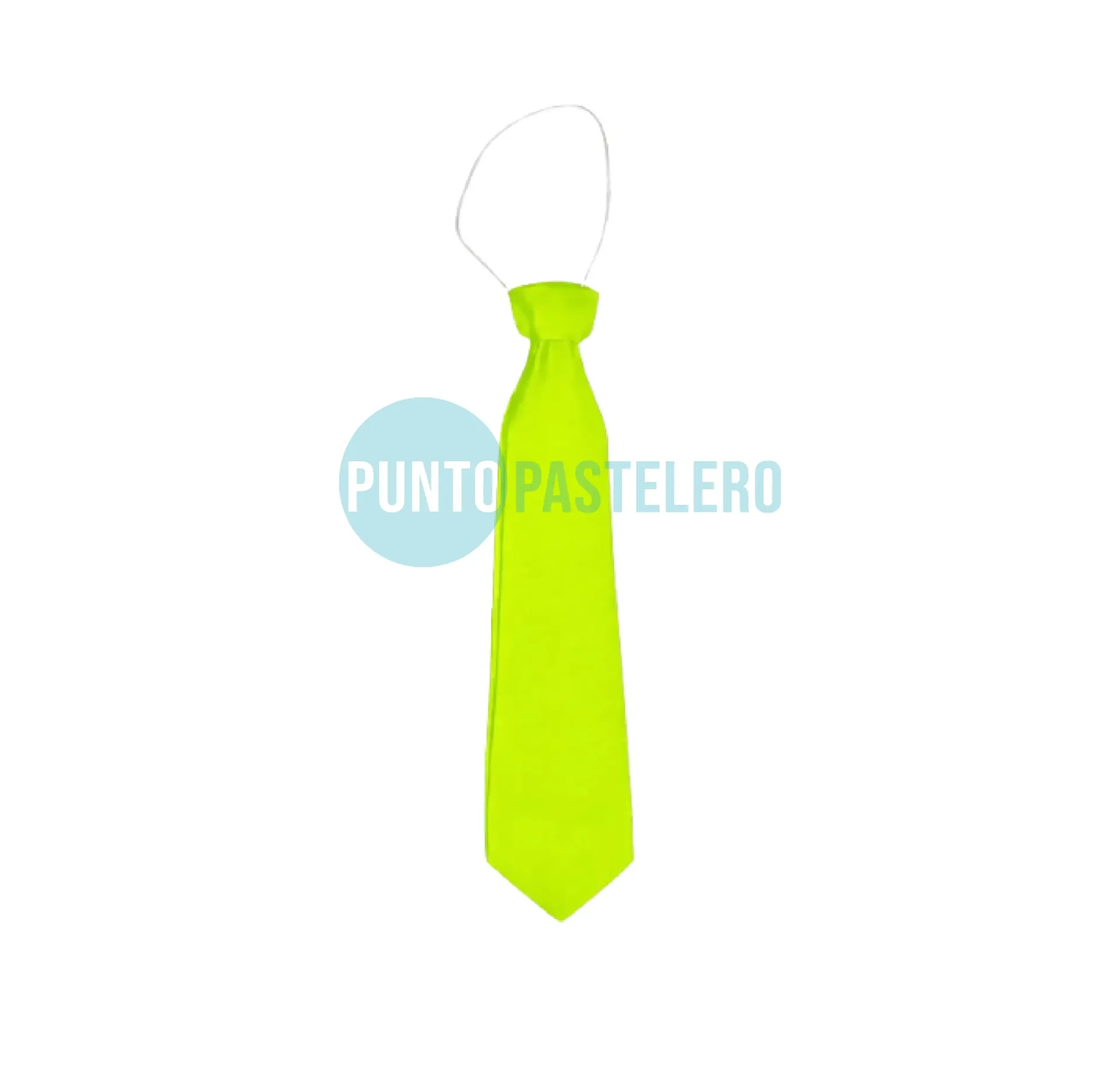 CORBATA PLASTICA VERDE FLUO (PARTY STORE)