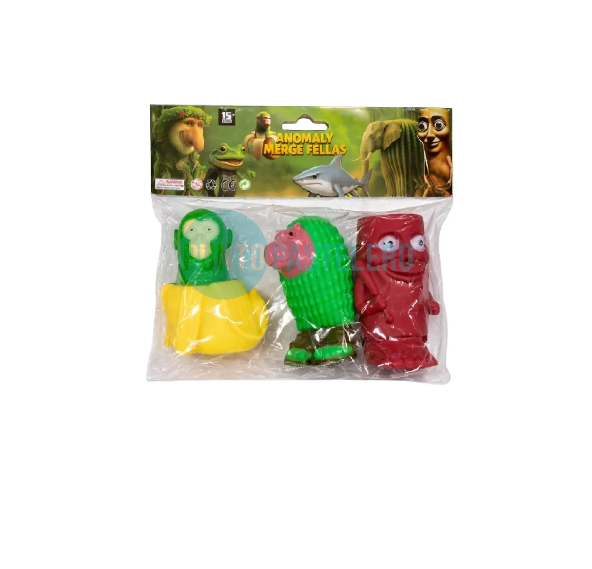 [00121782] MUÑECO DE GOMA CON CHIFLE BRAINROTS (10 CM) (3 U.)