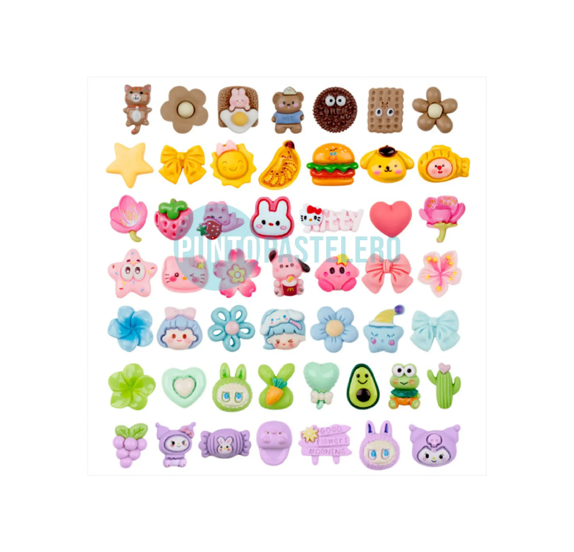 [MIXCHN] APLIQUE CHARM (X 10 U.) (NARANJA)