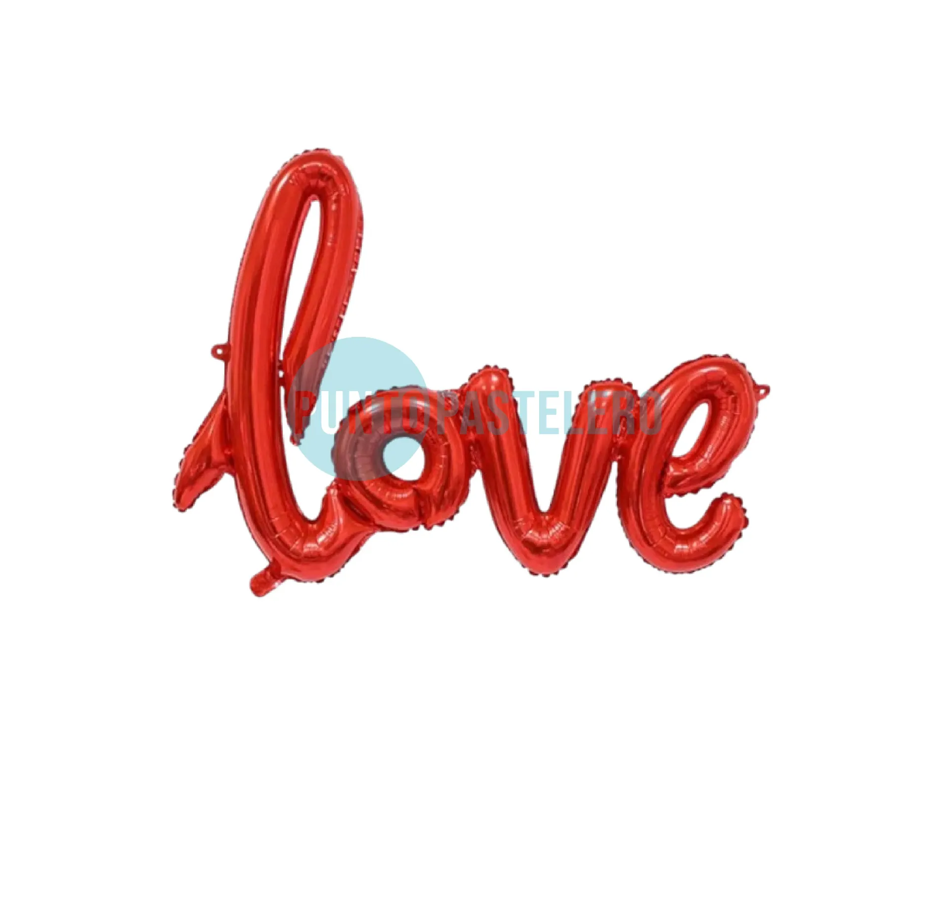 GLOBO METALIZADO LOVE ROJO (50 CM)