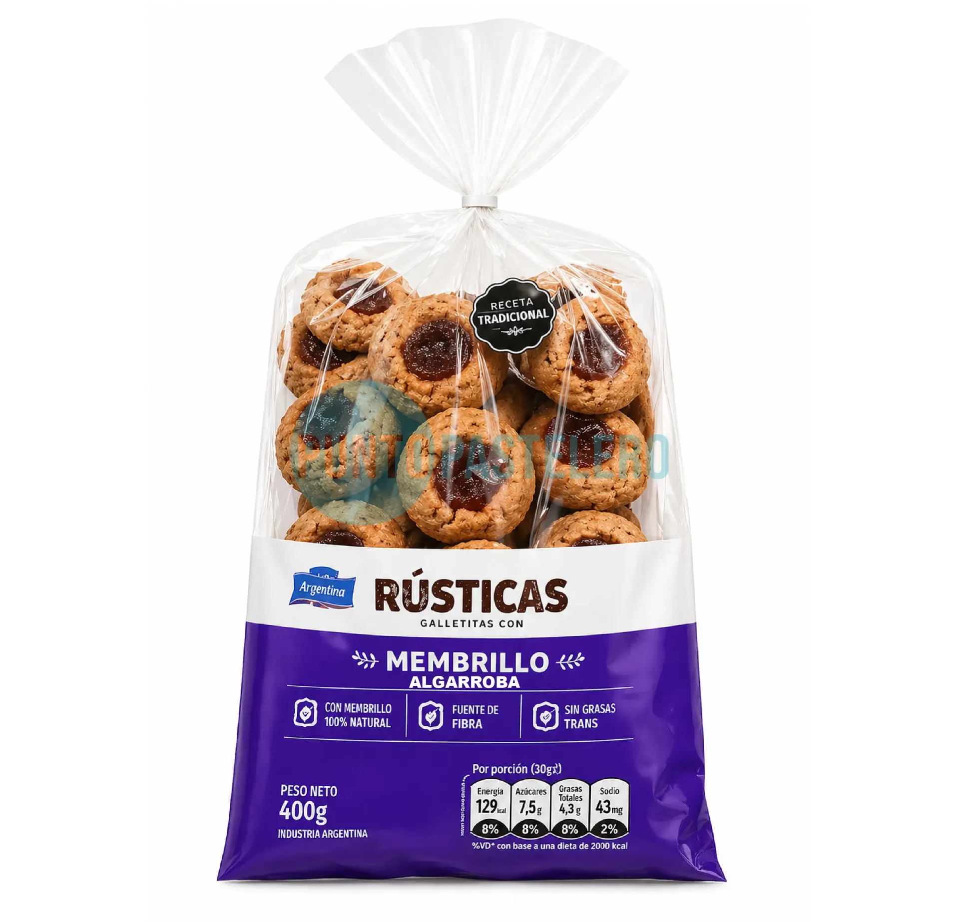 [7798159052881] PEPAS RUSTICA INTEGRAL ALGARROBA Y MEMBRILLO MEMBRILLO LA FRANCIA (X KG.)