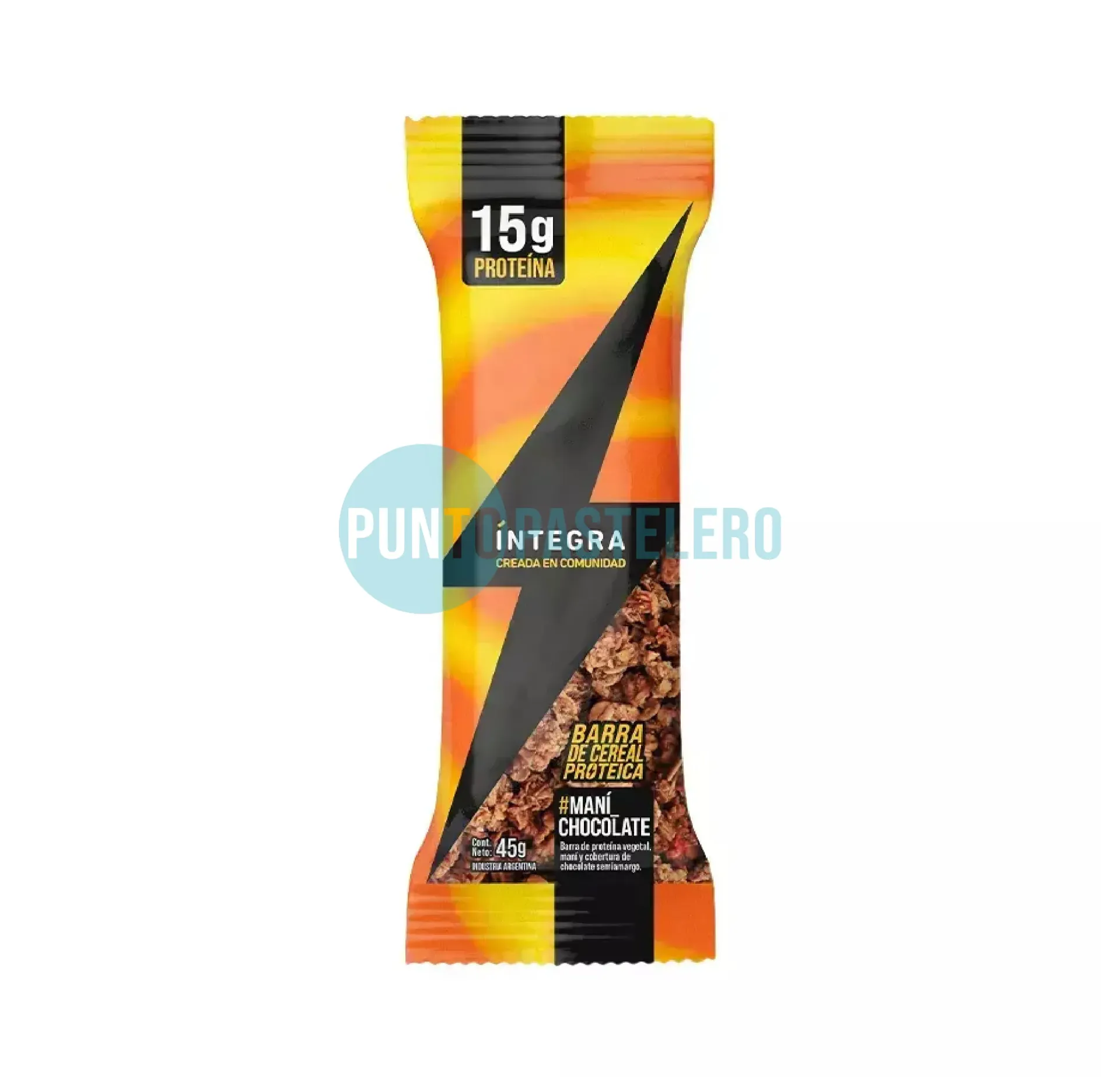 BARRA DE CEREAL INTEGRA SEMILLAS Y CHOCOLATE  PROTEICA (X 45 GR.)