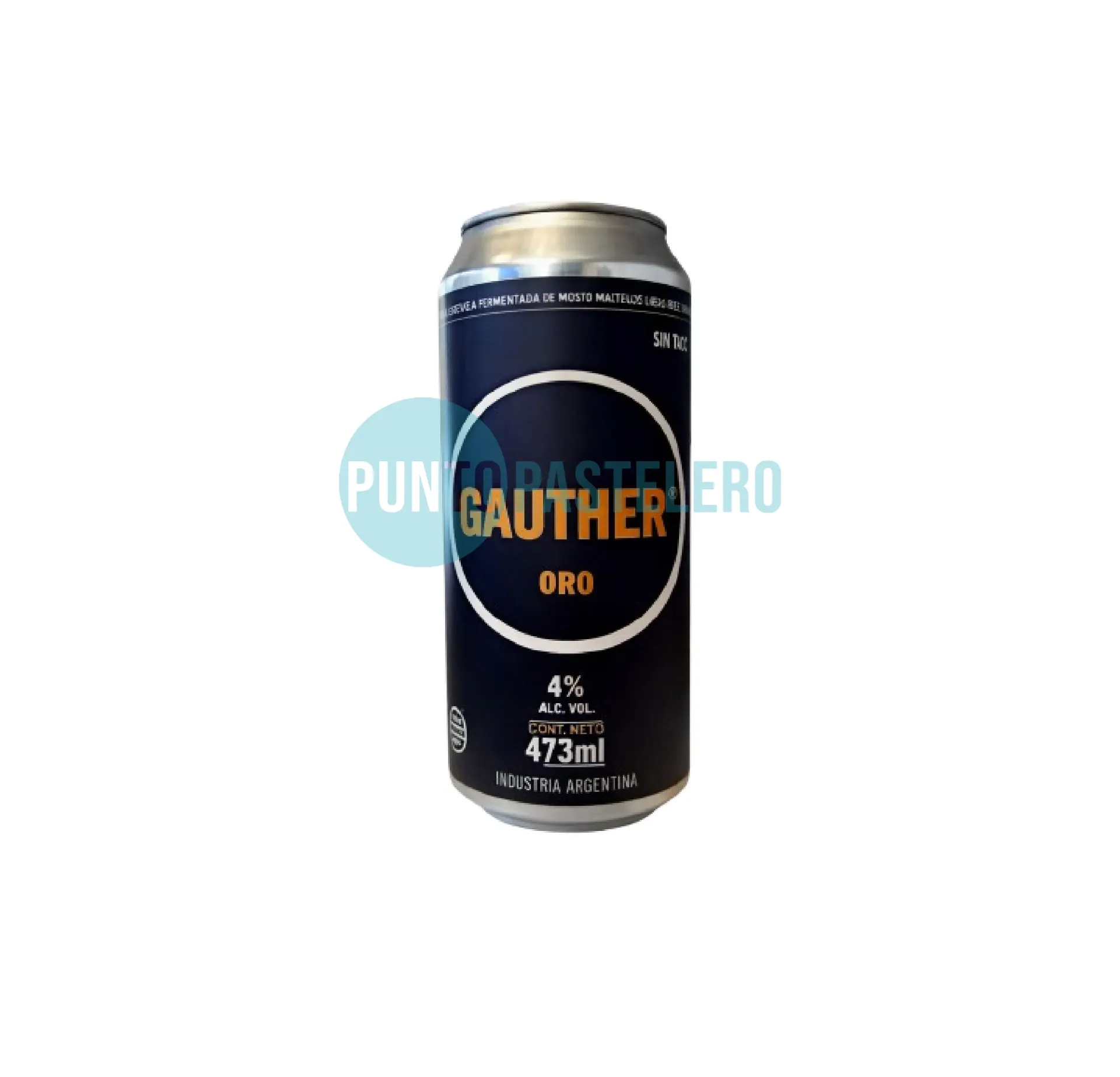 CERVEZA GAUTHER ORO X 473 CC. (MIJO MALTEADO) (SIN TACC)