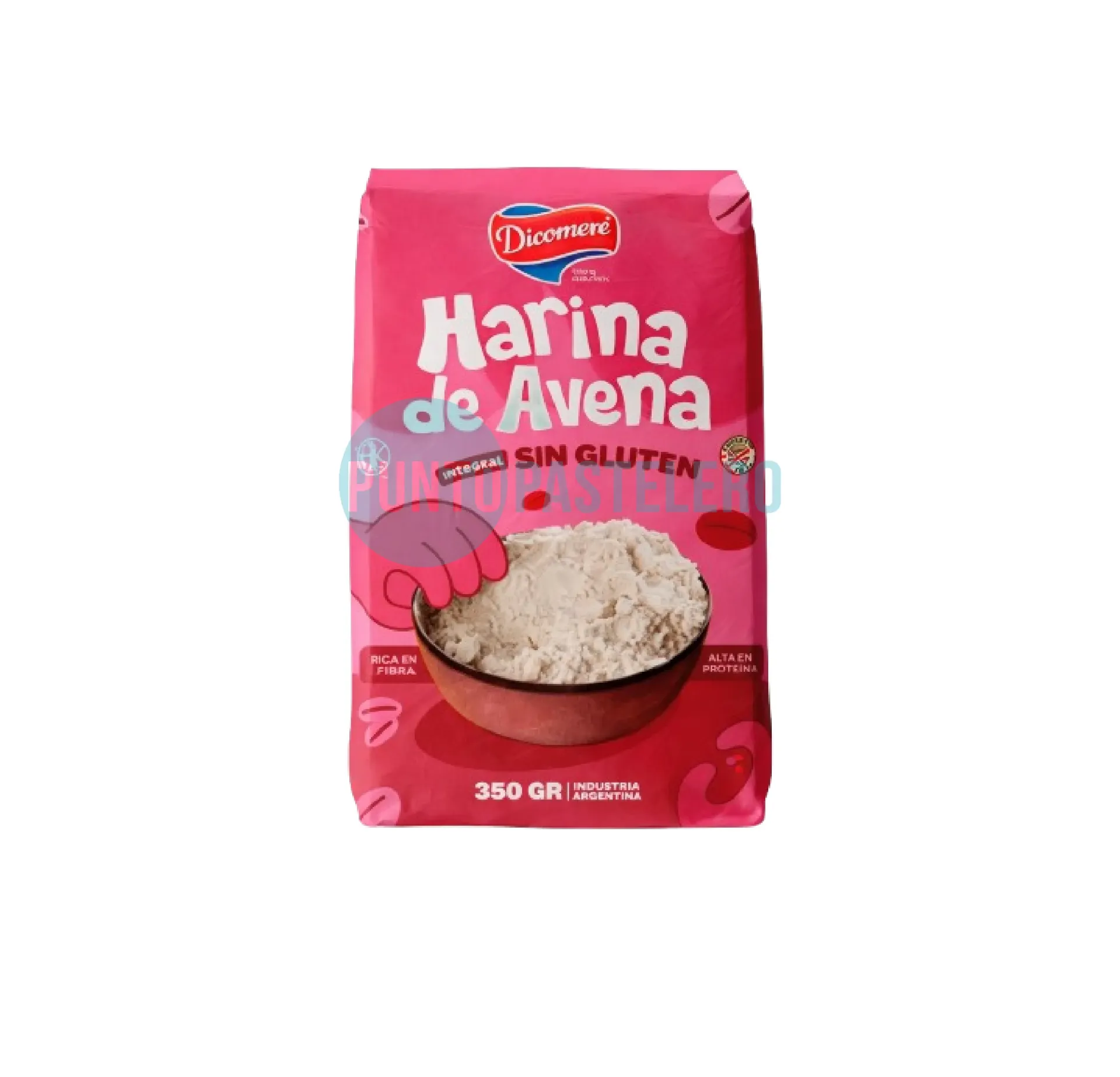 [7793323024992] HARINA DE AVENA INTEGRAL DICOMERE (X 350 GR.) (SIN TACC)