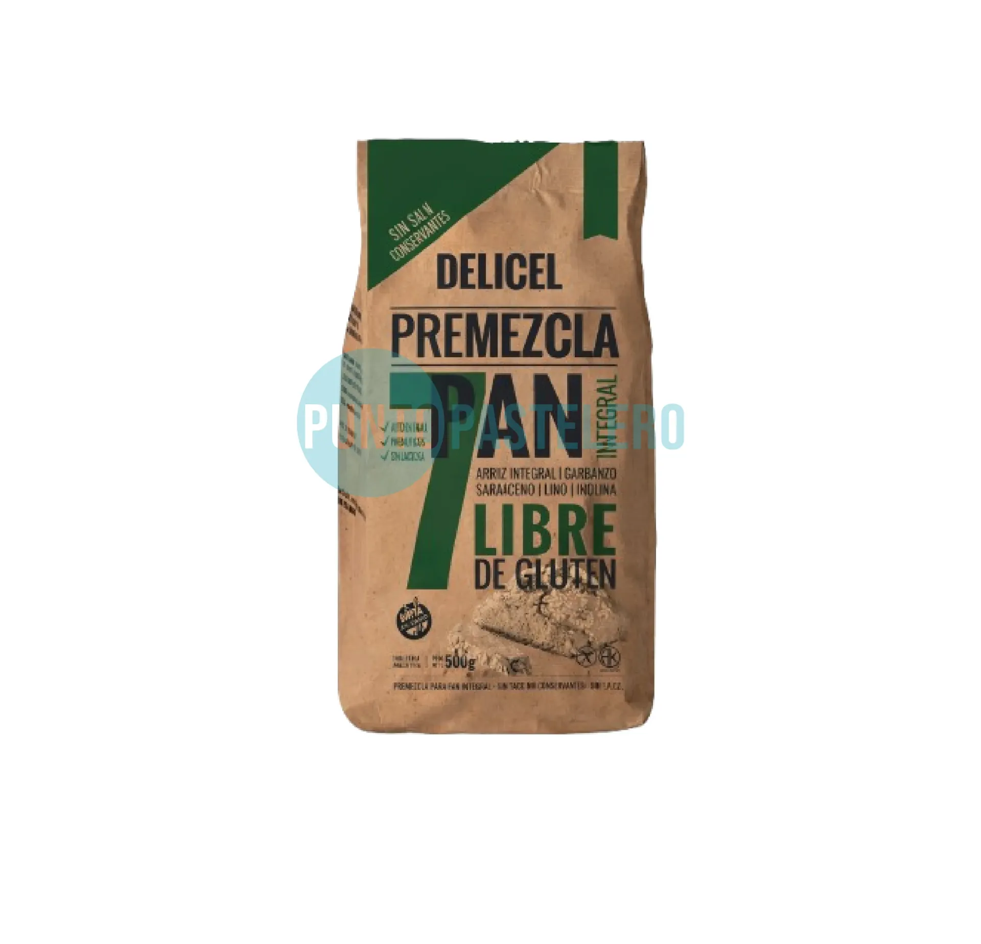 [7798160700566] PREMEZCLA PARA PAN INTEGRAL DELICEL N° 7 (X 500 GR.) (SIN TACC)