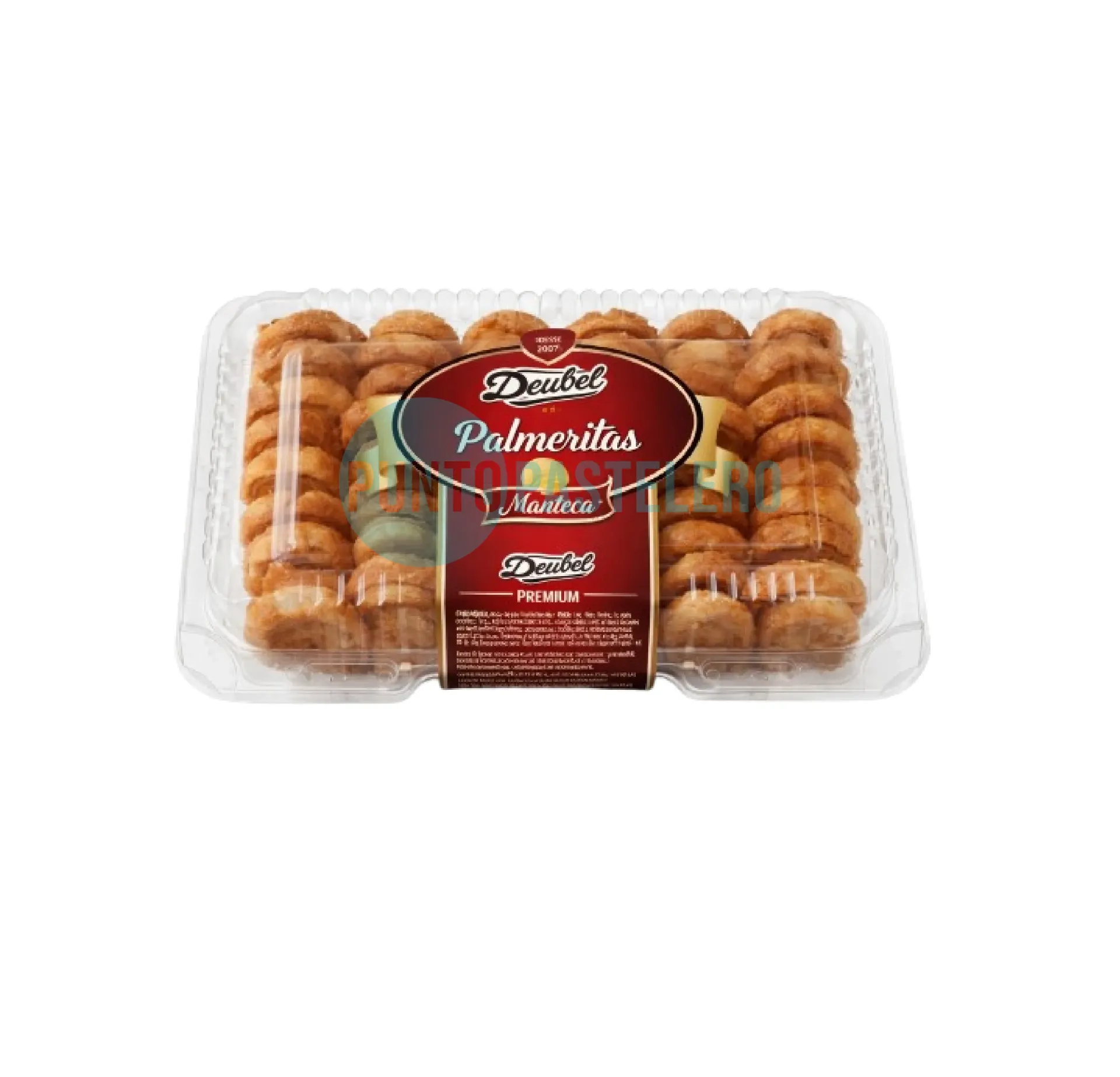 PALMERITAS DULCES DE MANTECA DEUBEL (X 200 GR.)