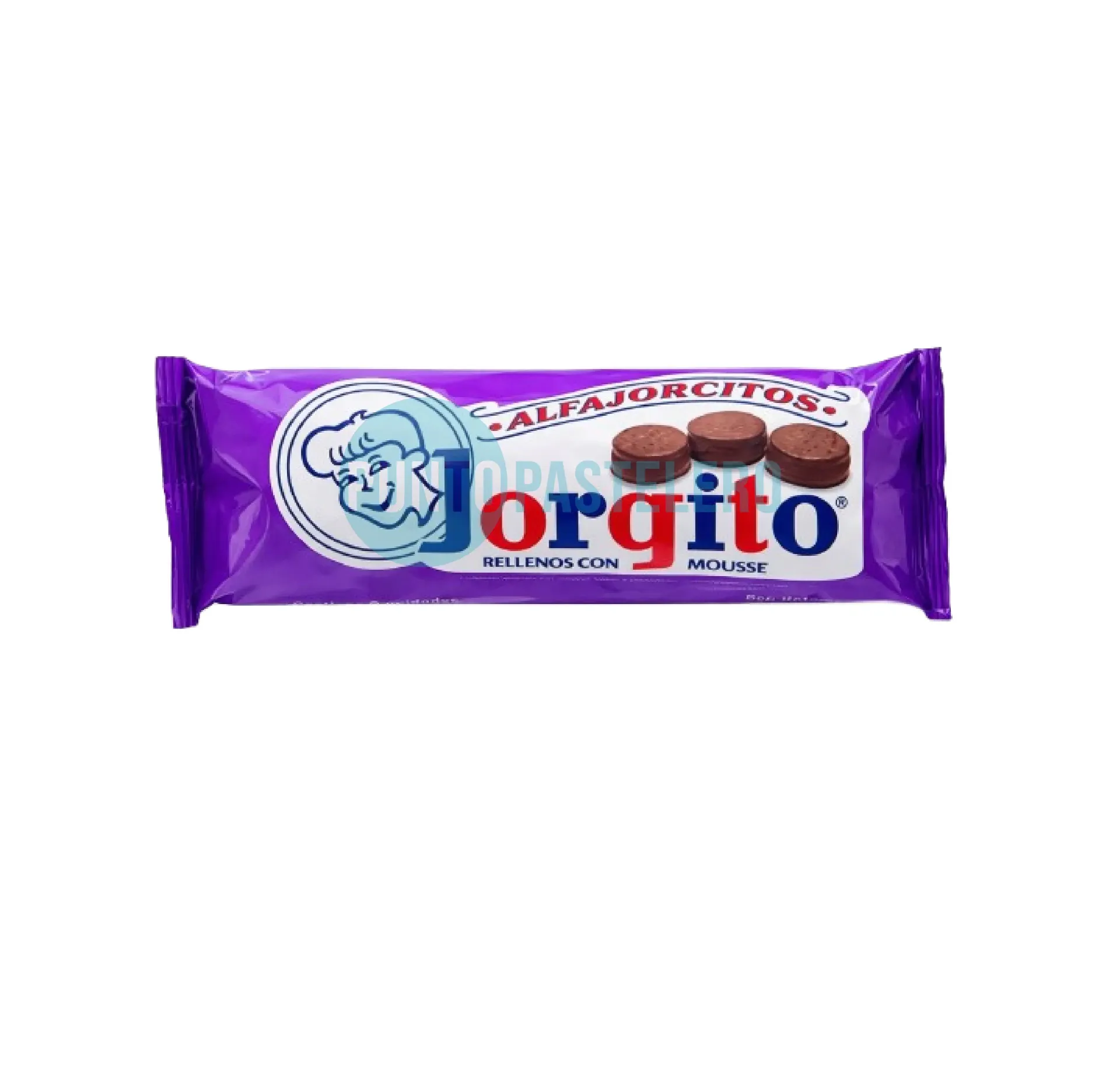 ALFAJOR MOUSSE DE CHOCOLATE JORGITO (X 6 U.)