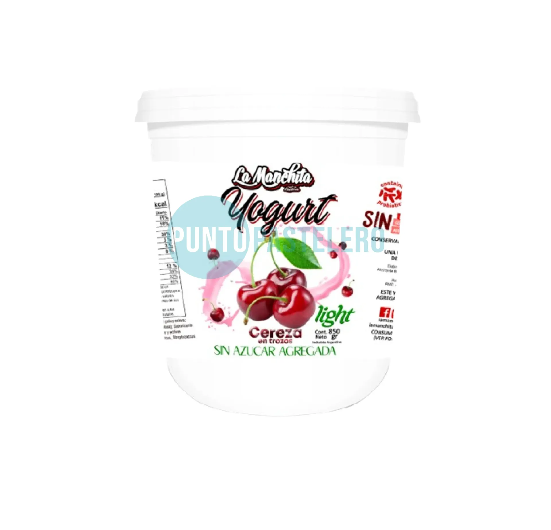 YOGURT CEREZA LA MANCHITA X 830 GR. (SIN LACTOSA)