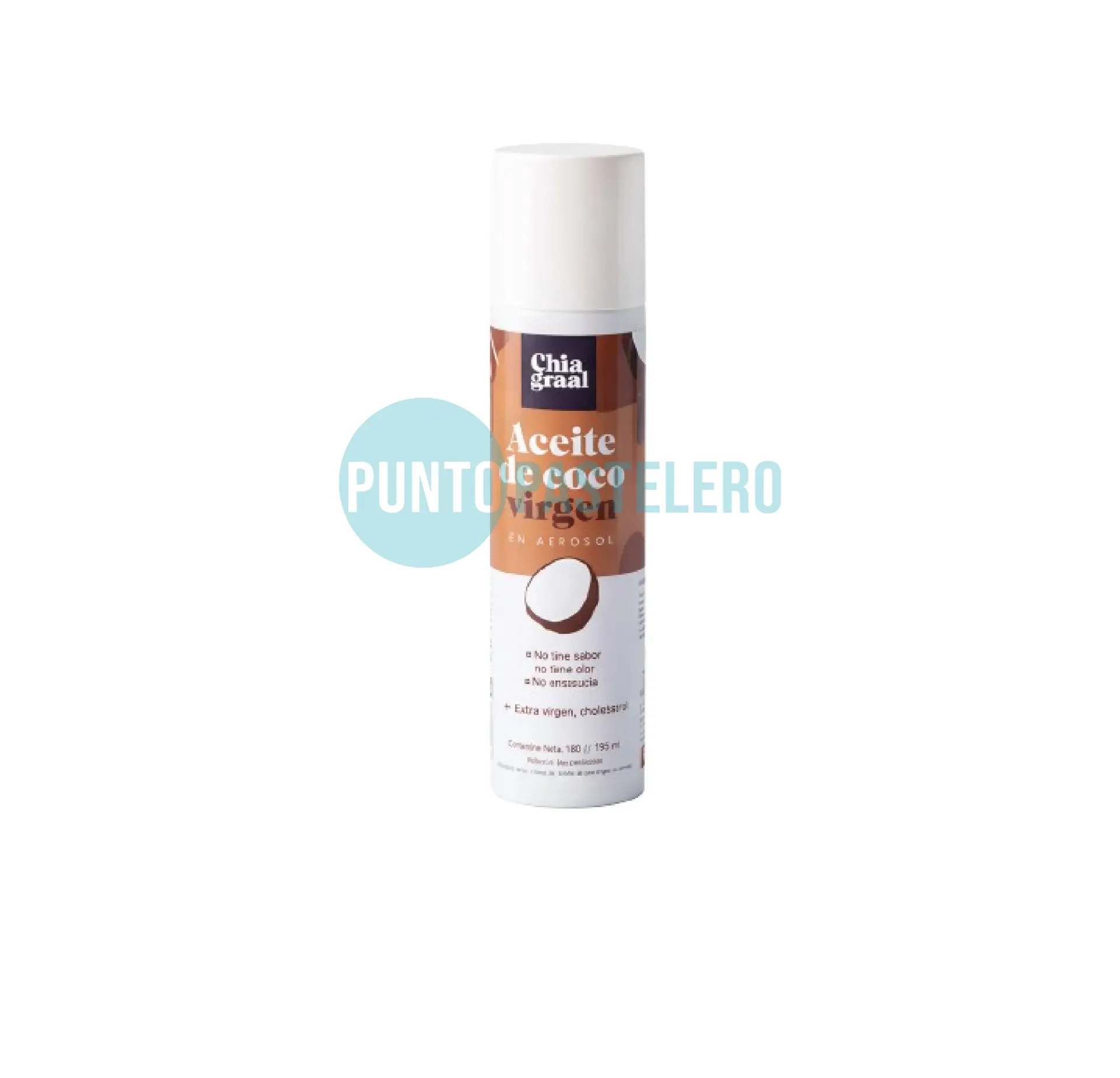 ACEITE DE COCO VIRGEN EN AEROSOL CHIA GRAAL (X 190 ML.)