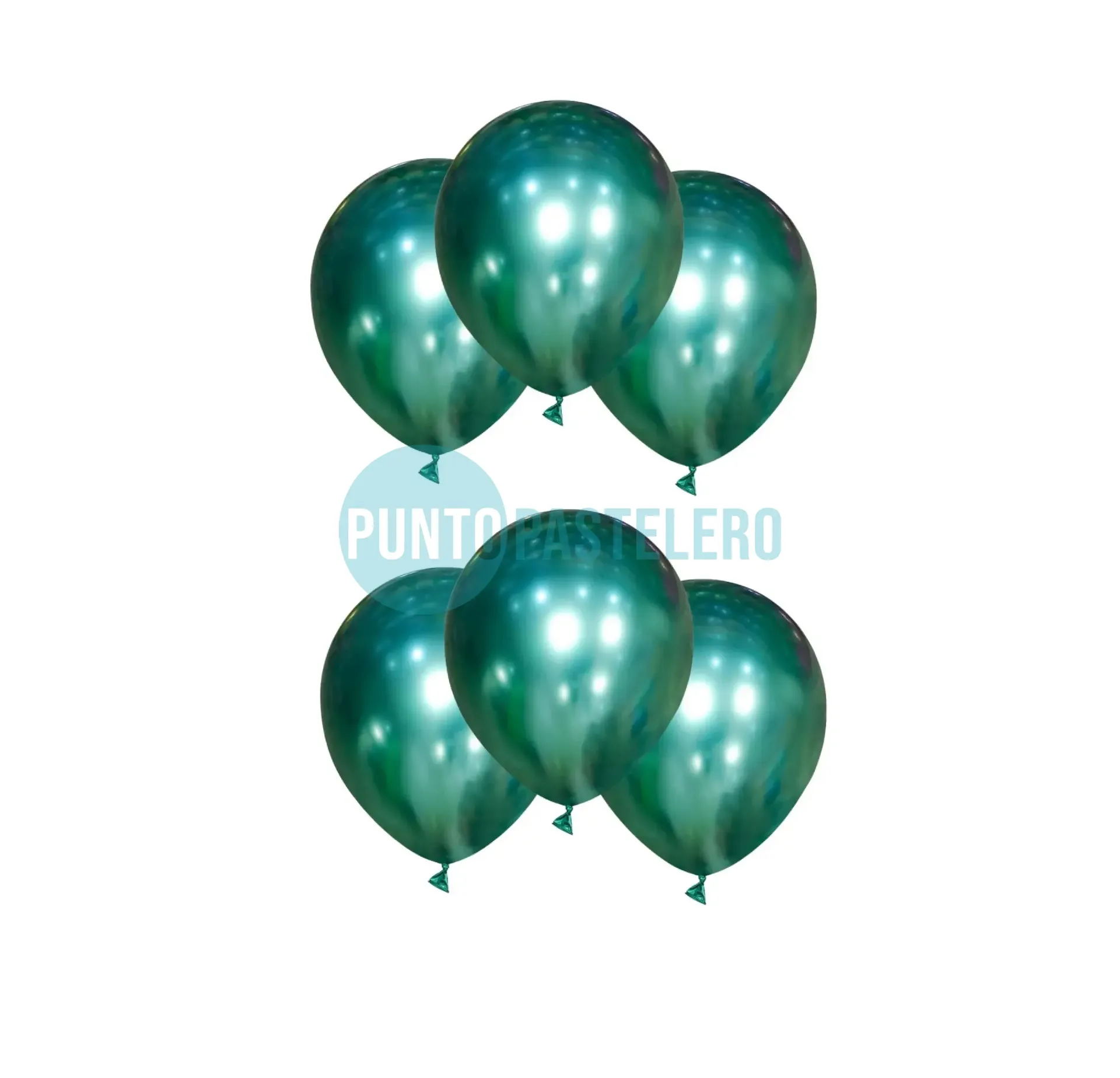 GLOBO GLOBOX CROMO 5" VERDE (X 25 U.)