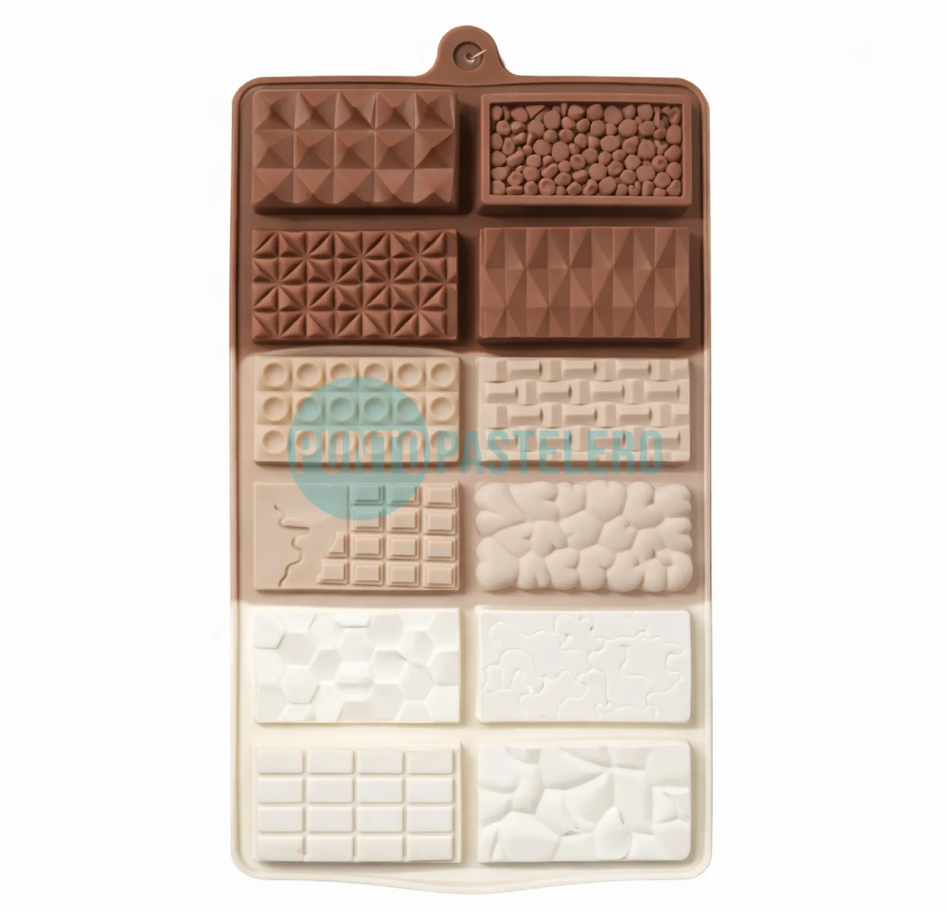 [6944551411660] MOLDE SILICONA 12 TABLETAS DE CHOCOLATE (11660) [P]