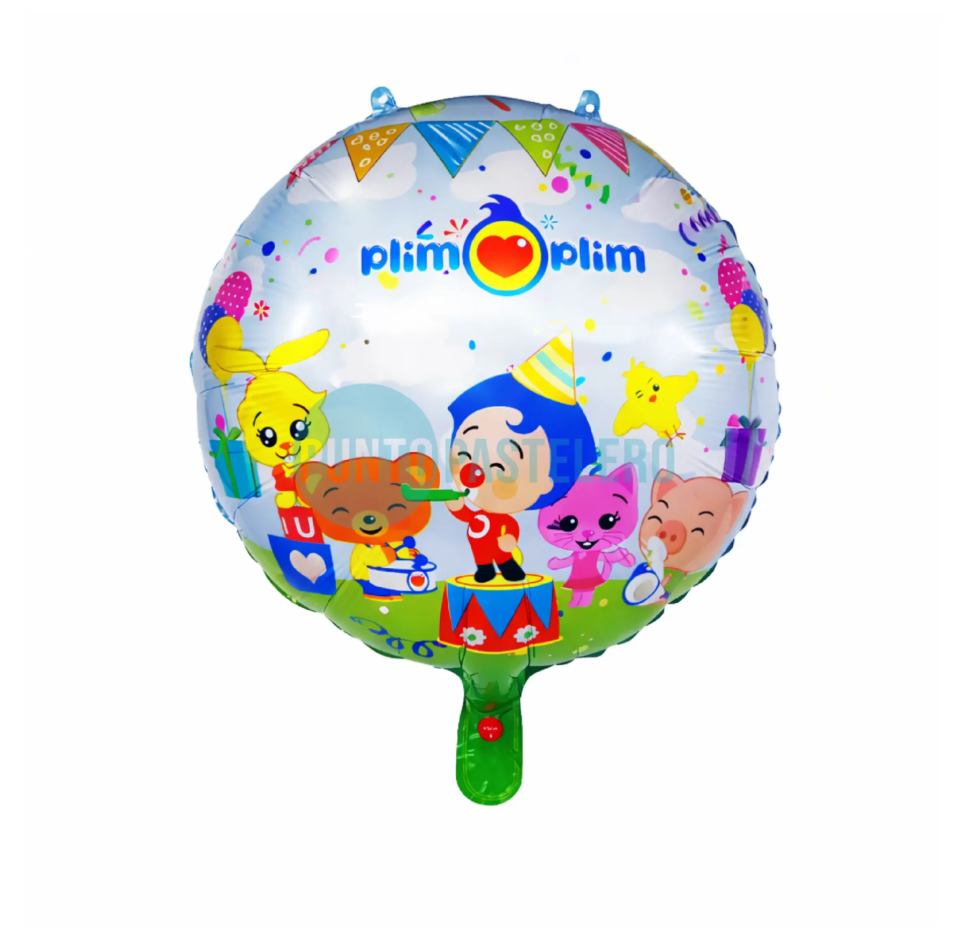 GLOBO METALIZADO PLIM PLIM REDONDO (45 CM) [7-2]