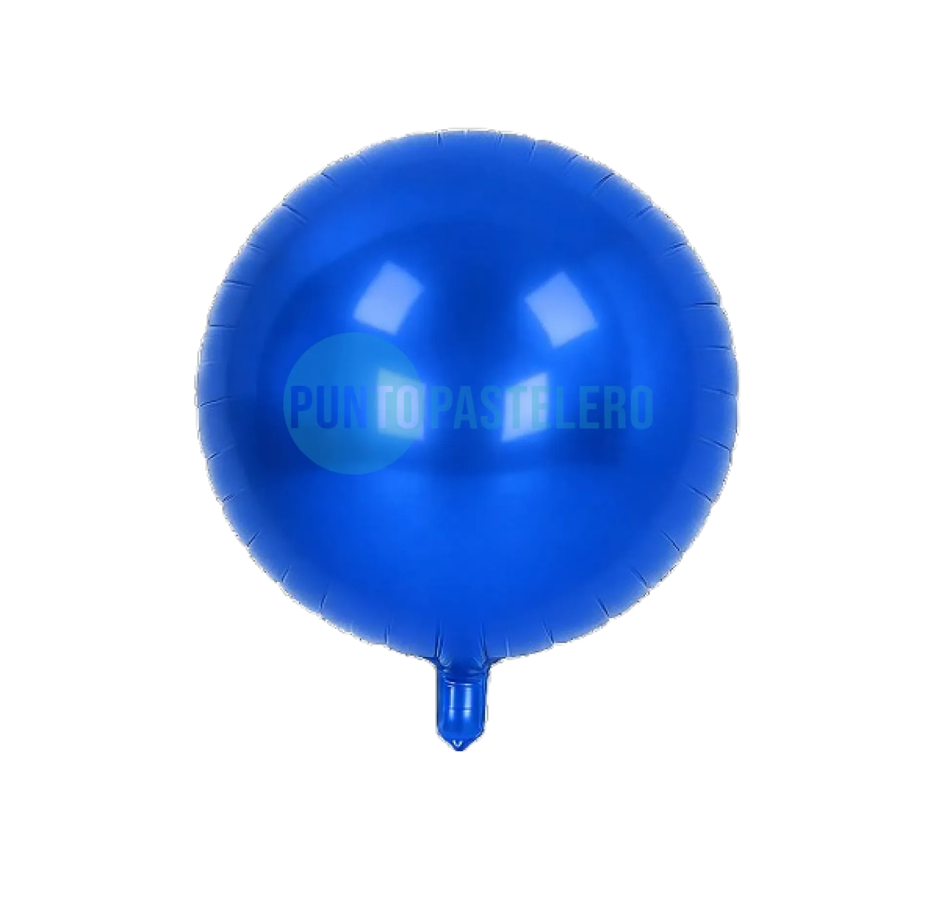 GLOBO REDONDO METALIZADO AZUL (46 CM) [23-2]