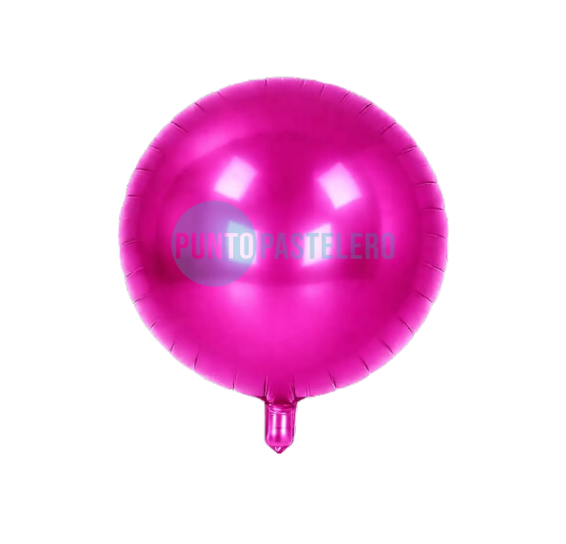GLOBO REDONDO METALIZADO FUCSIA (46 CM) [23-4]