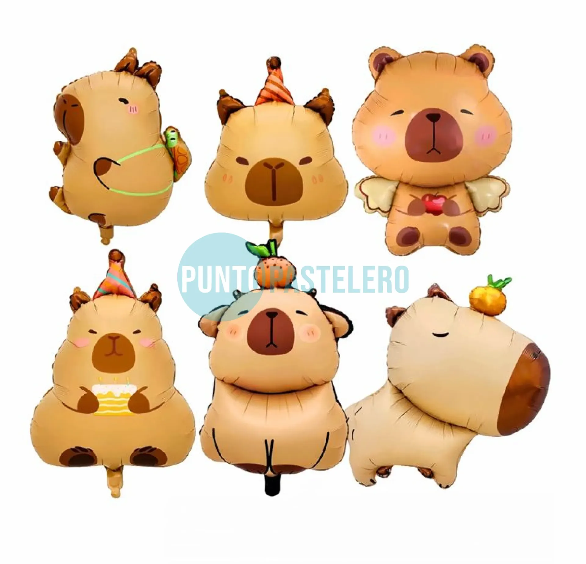 GLOBO METALIZADO CAPIBARA MINI (35 CM) [C1-]